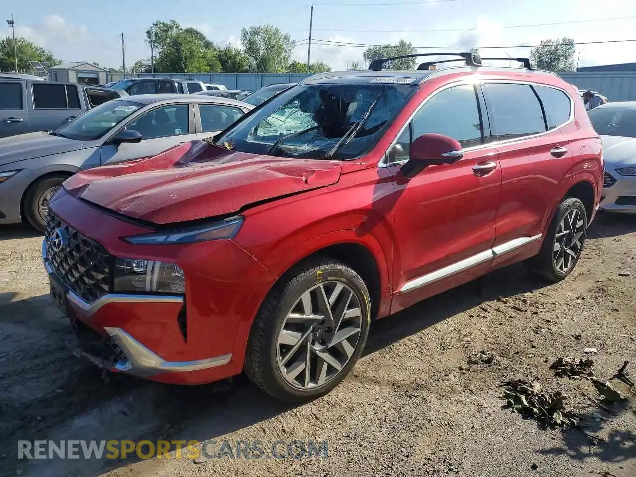 1 Фотография поврежденного автомобиля 5NMS5DAL4MH366544 HYUNDAI SANTA FE 2021