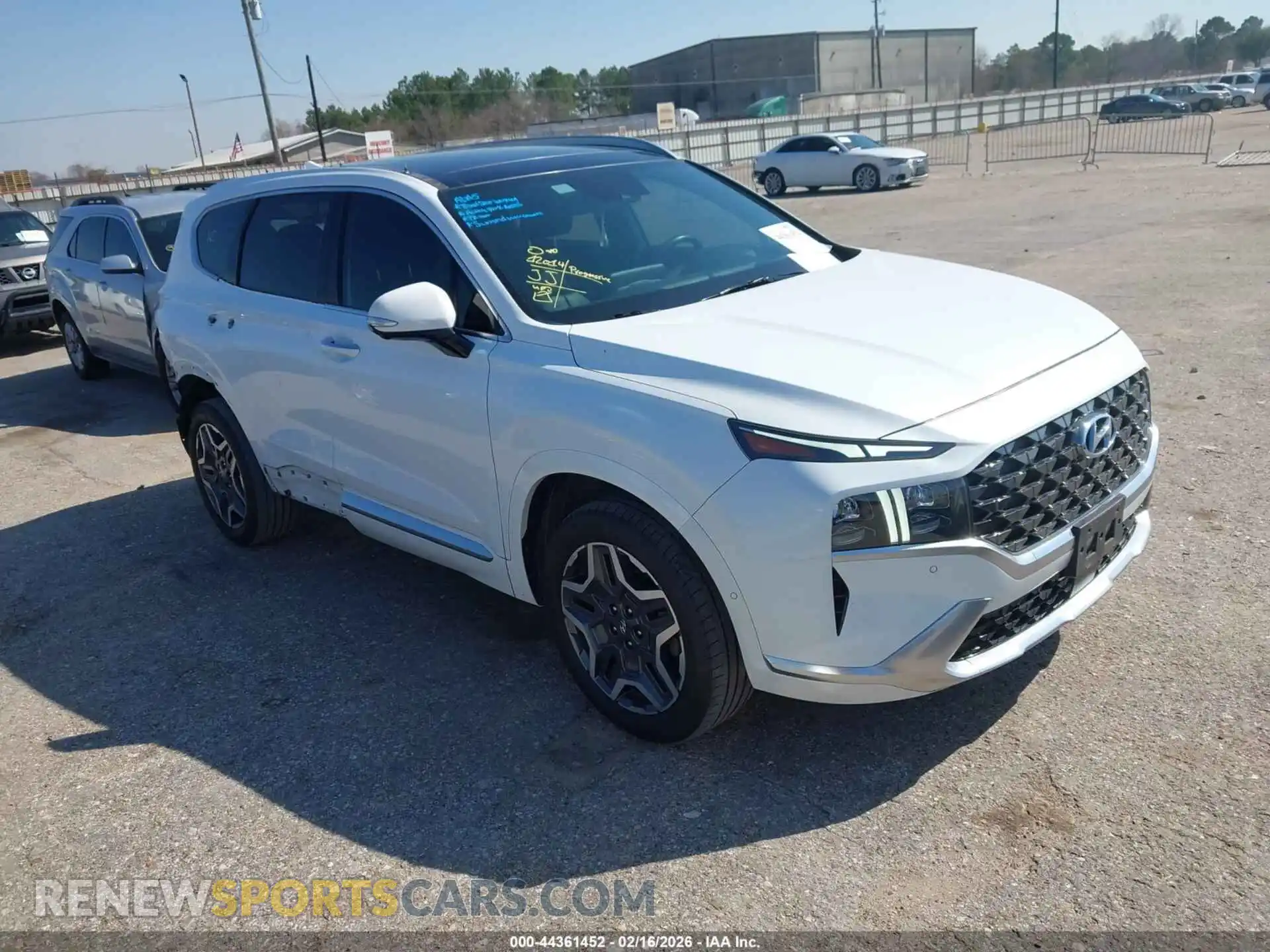 1 Photograph of a damaged car 5NMS5DAL5MH316686 HYUNDAI SANTA FE 2021