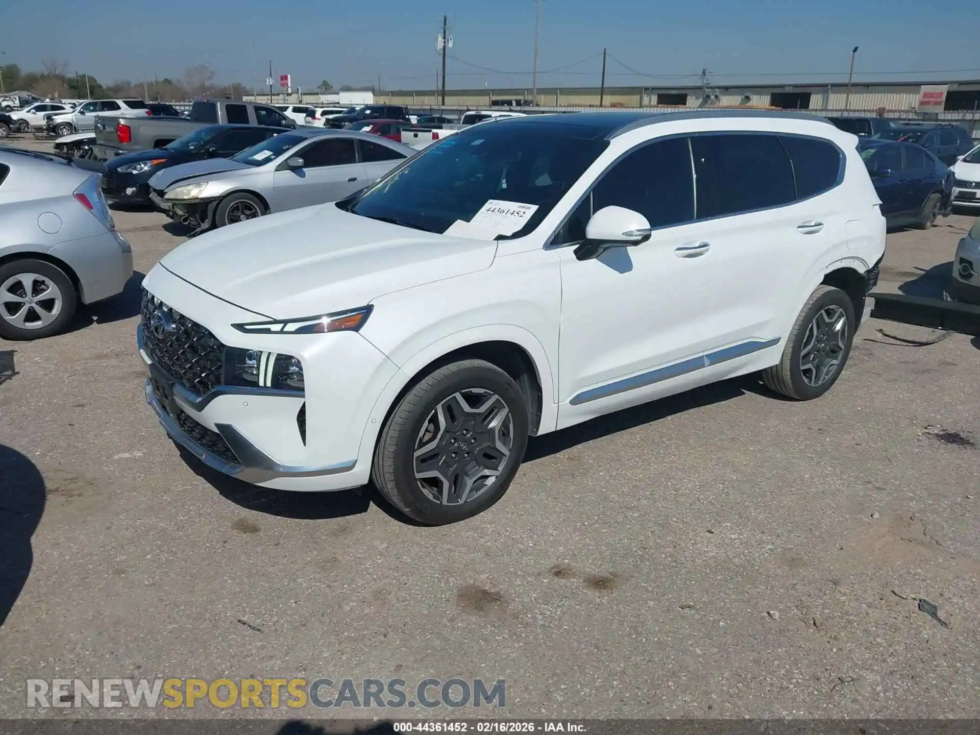 2 Photograph of a damaged car 5NMS5DAL5MH316686 HYUNDAI SANTA FE 2021