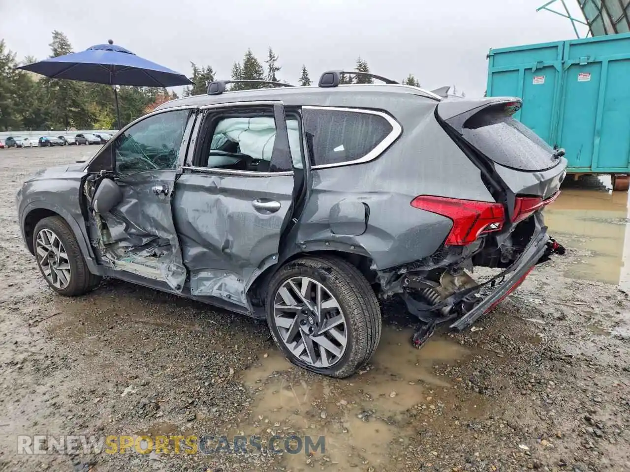 2 Photograph of a damaged car 5NMS5DAL5MH367511 HYUNDAI SANTA FE 2021