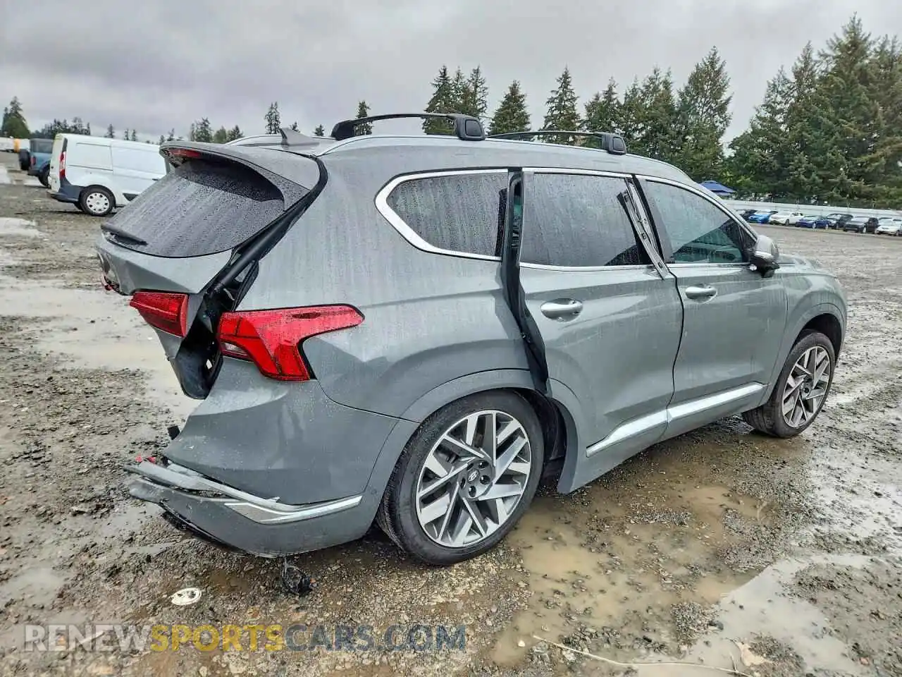 3 Photograph of a damaged car 5NMS5DAL5MH367511 HYUNDAI SANTA FE 2021