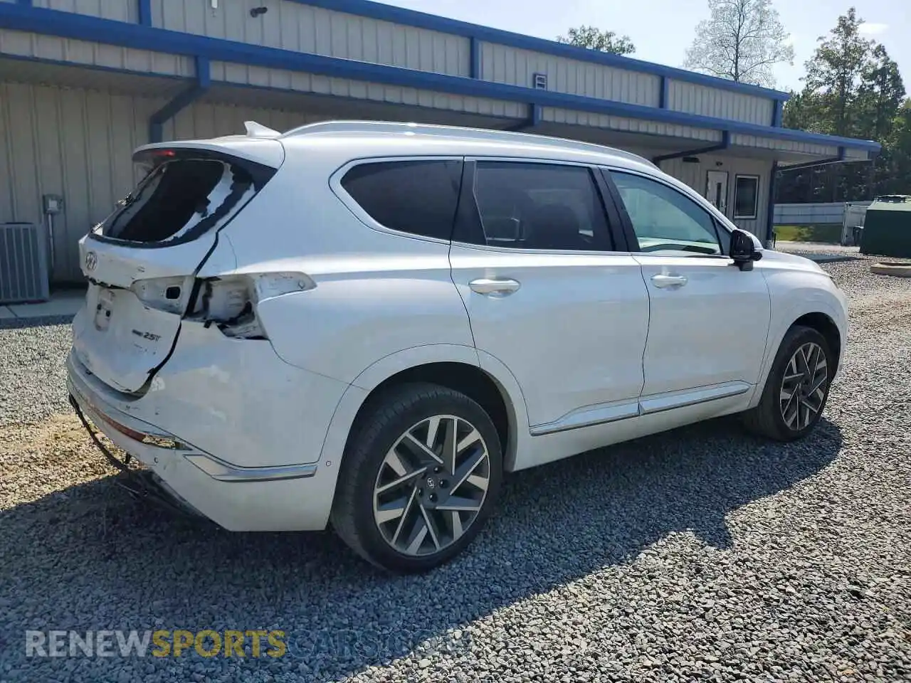 3 Photograph of a damaged car 5NMS5DAL9MH348413 HYUNDAI SANTA FE 2021