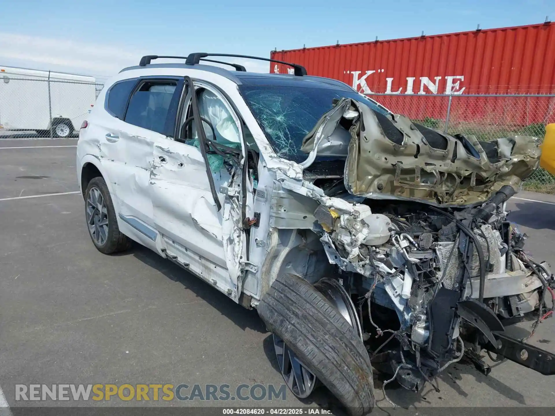 1 Photograph of a damaged car 5NMS5DAL9MH366488 HYUNDAI SANTA FE 2021