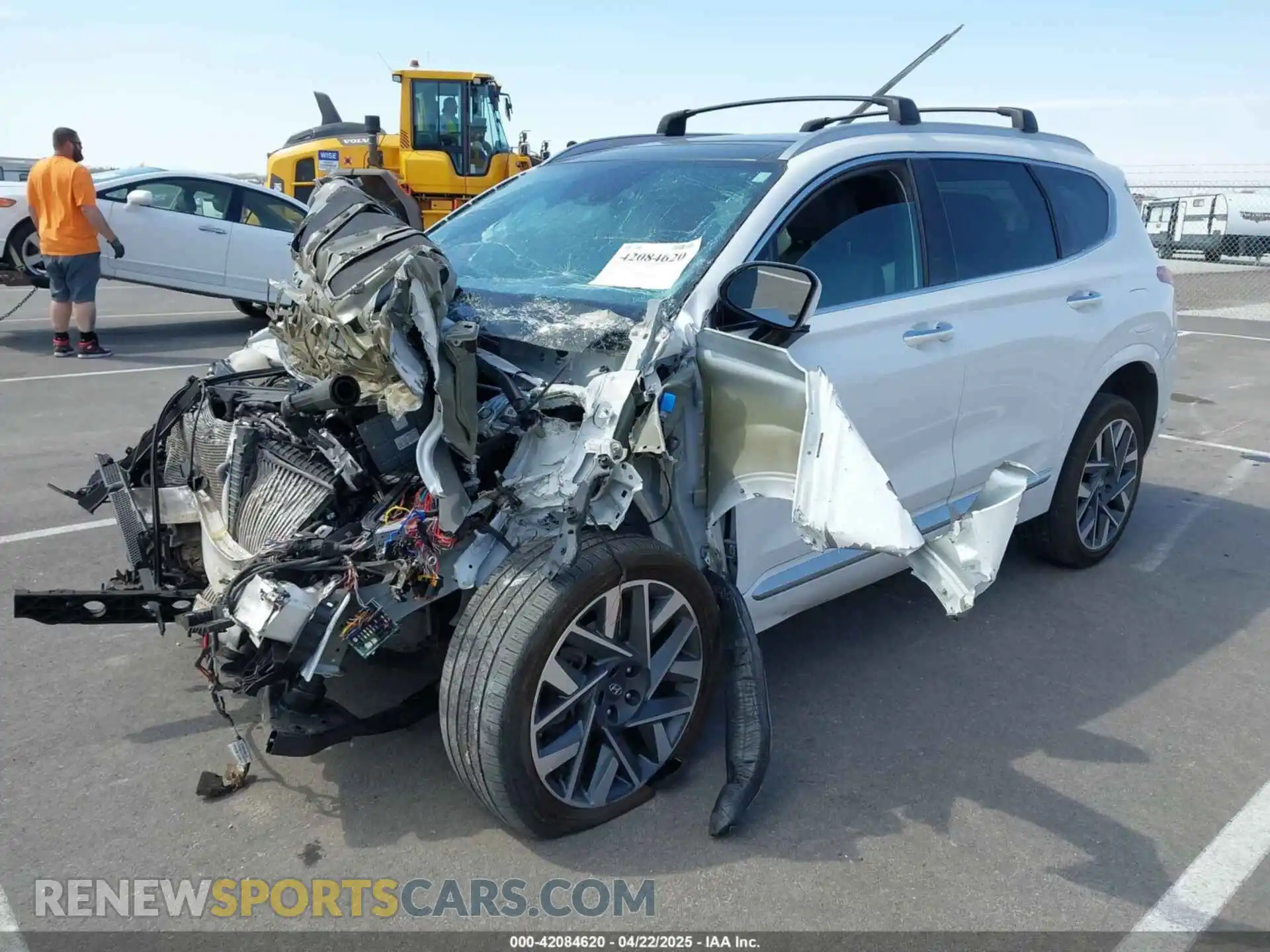 2 Photograph of a damaged car 5NMS5DAL9MH366488 HYUNDAI SANTA FE 2021