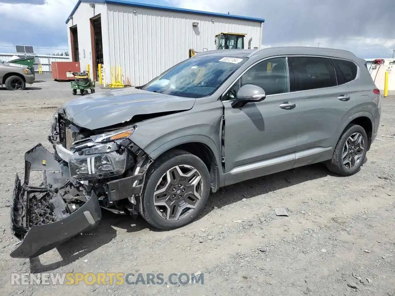 1 Photograph of a damaged car 5NMS5DALXMH345732 HYUNDAI SANTA FE 2021