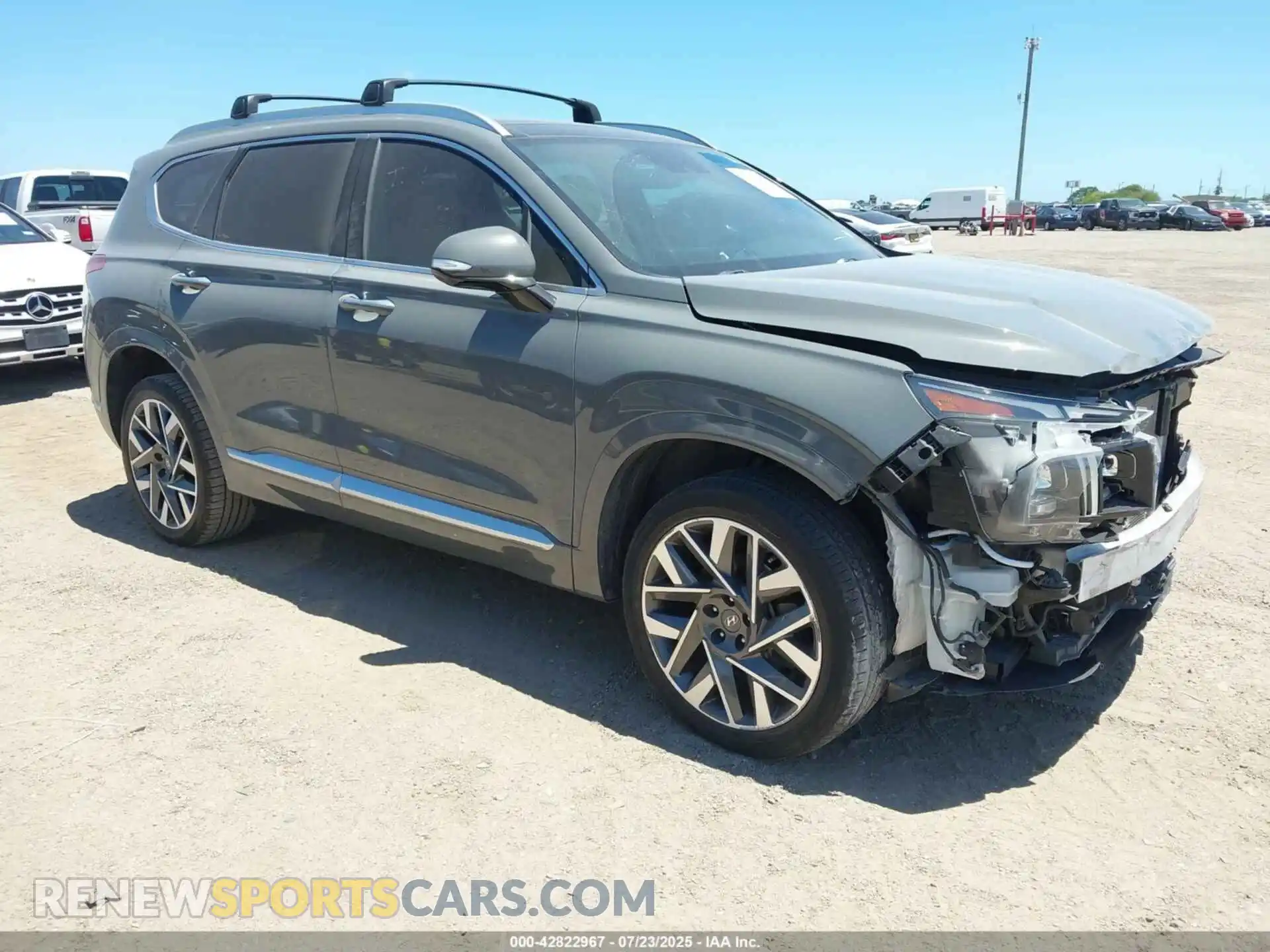 1 Photograph of a damaged car 5NMS5DALXMH348355 HYUNDAI SANTA FE 2021