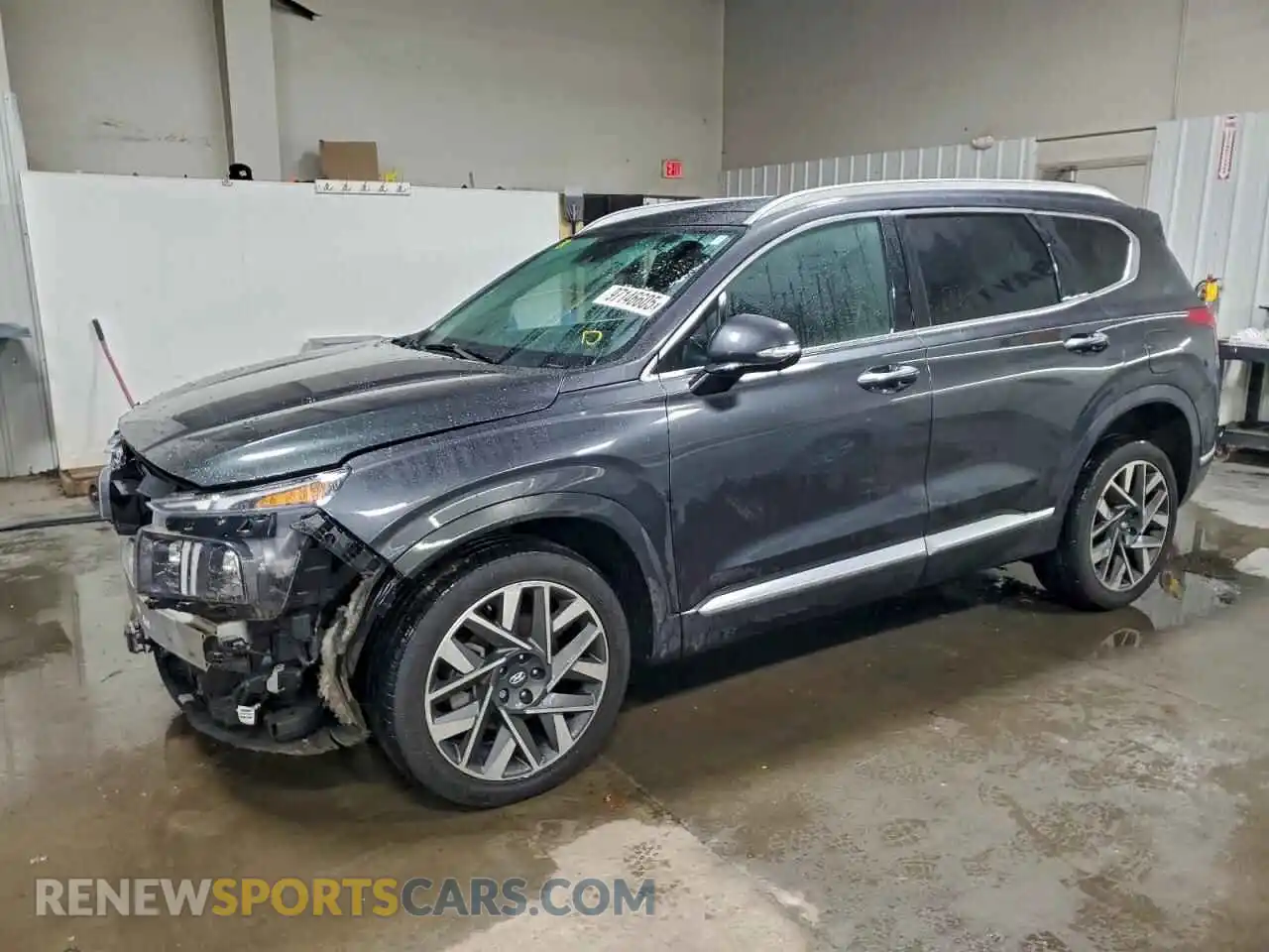1 Photograph of a damaged car 5NMS5DALXMH357816 HYUNDAI SANTA FE 2021