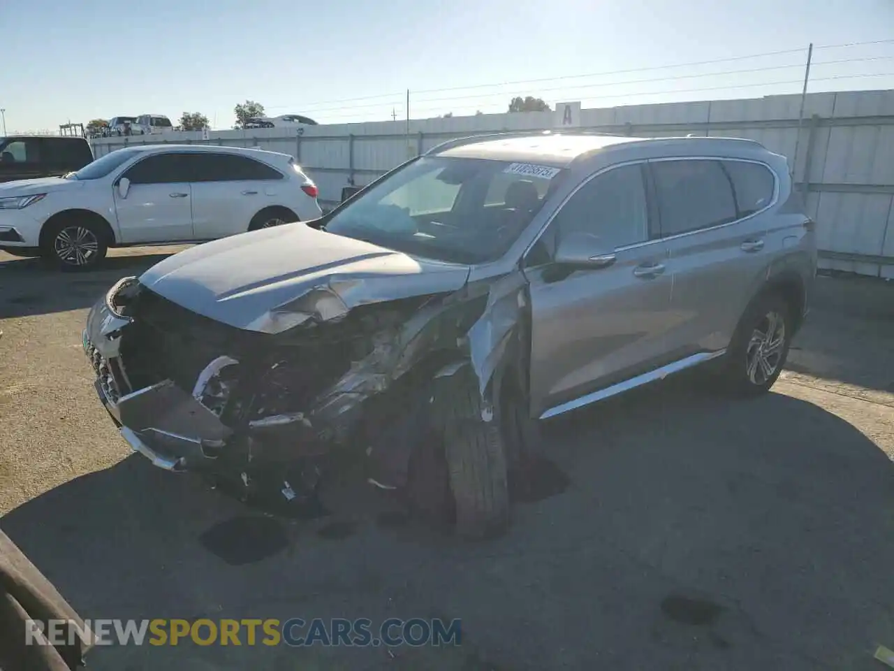 1 Photograph of a damaged car 5NMS64AJ0MH325968 HYUNDAI SANTA FE 2021