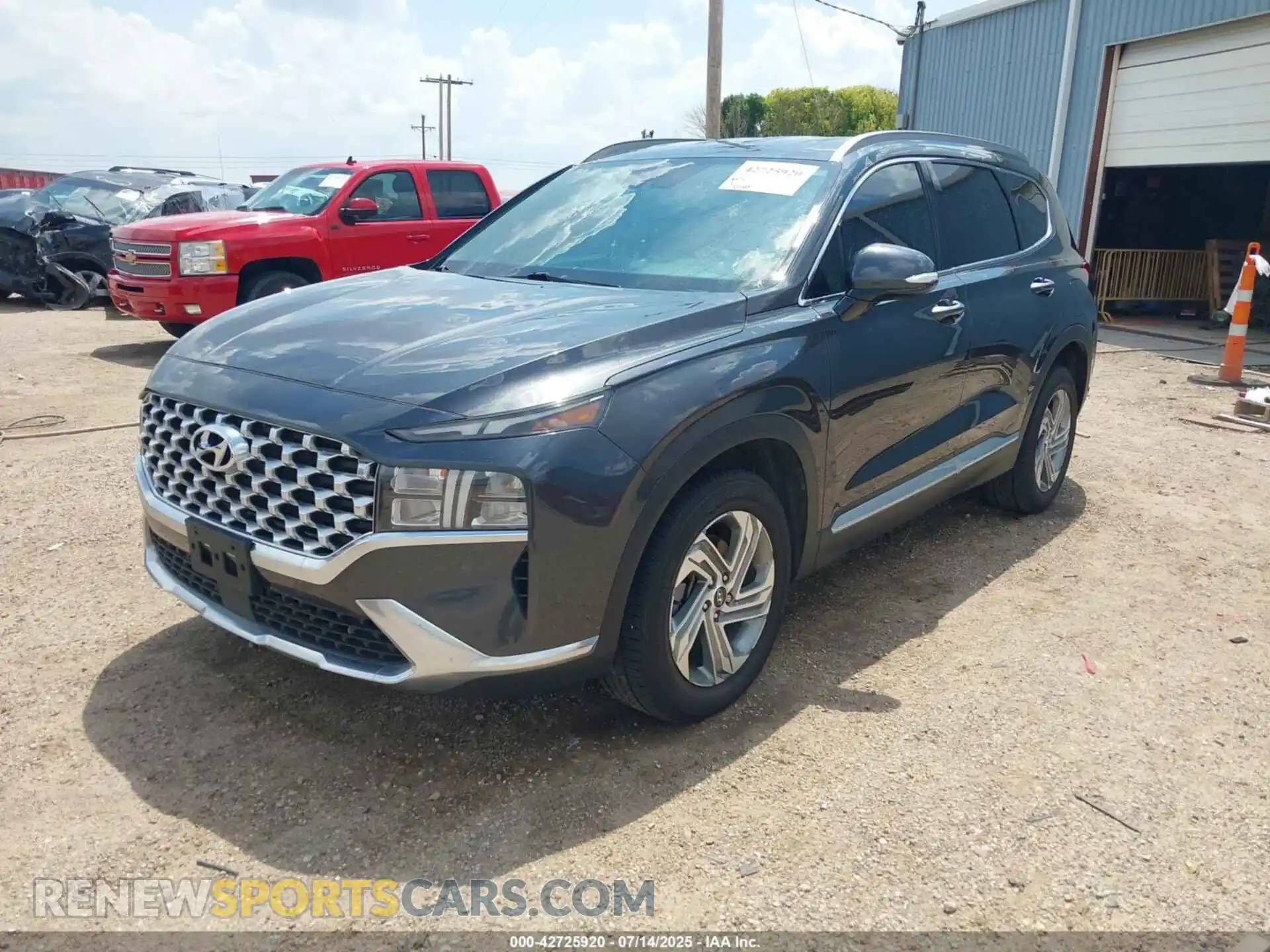 2 Photograph of a damaged car 5NMS64AJ2MH333182 HYUNDAI SANTA FE 2021