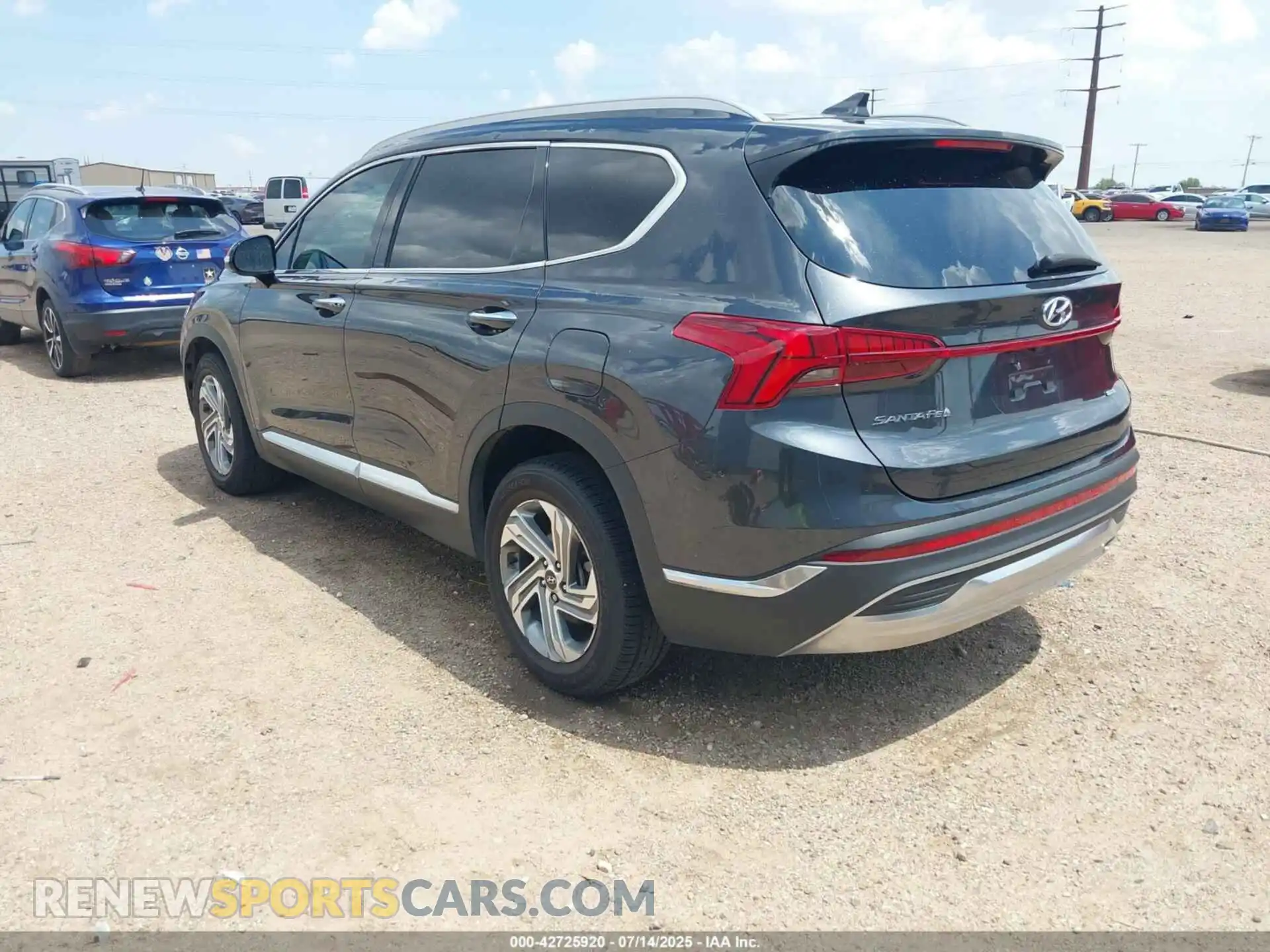 3 Photograph of a damaged car 5NMS64AJ2MH333182 HYUNDAI SANTA FE 2021