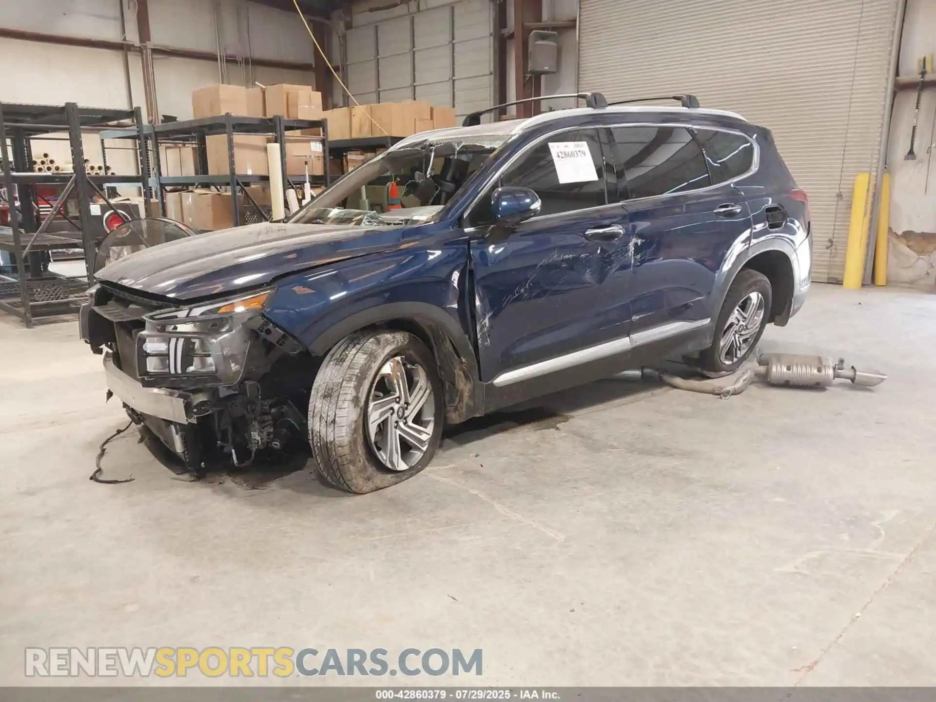 2 fotografías del automóvil dañado 5NMS64AJ2MH362665 HYUNDAI SANTA FE 2021