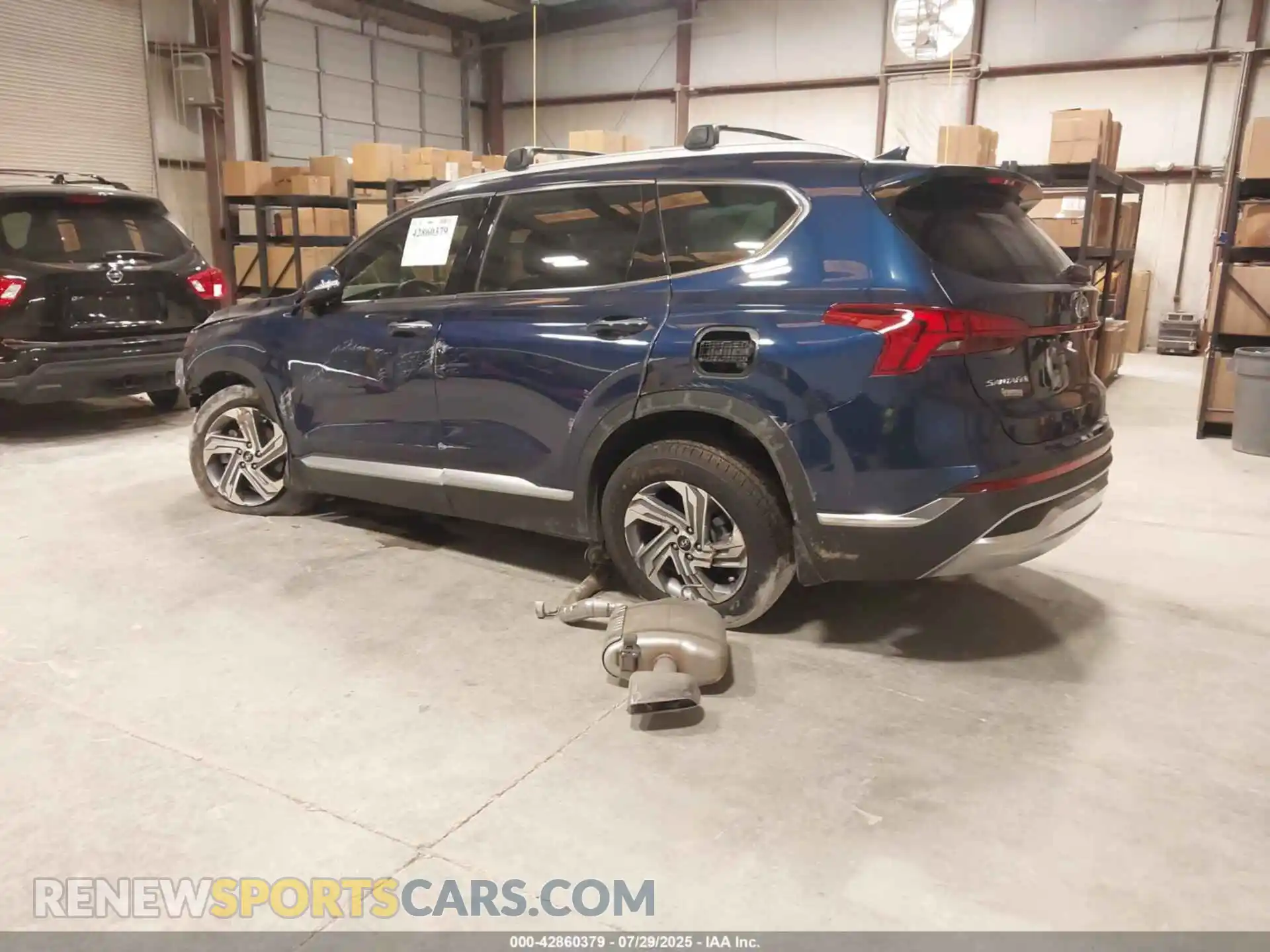 3 fotografías del automóvil dañado 5NMS64AJ2MH362665 HYUNDAI SANTA FE 2021