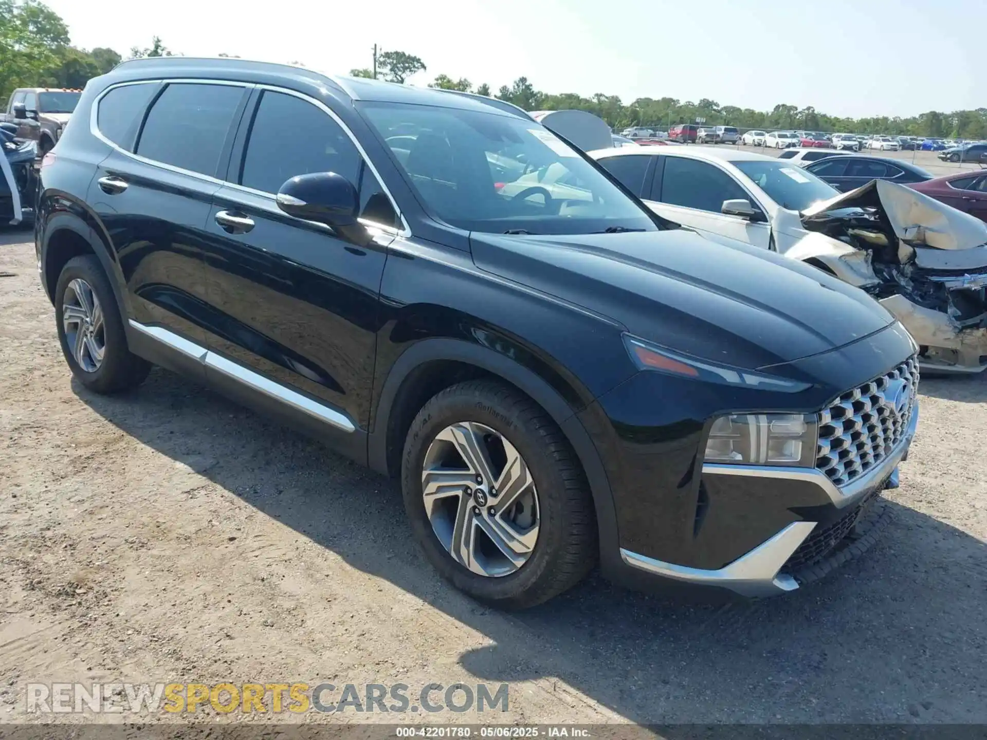 1 Photograph of a damaged car 5NMS64AJ3MH331523 HYUNDAI SANTA FE 2021