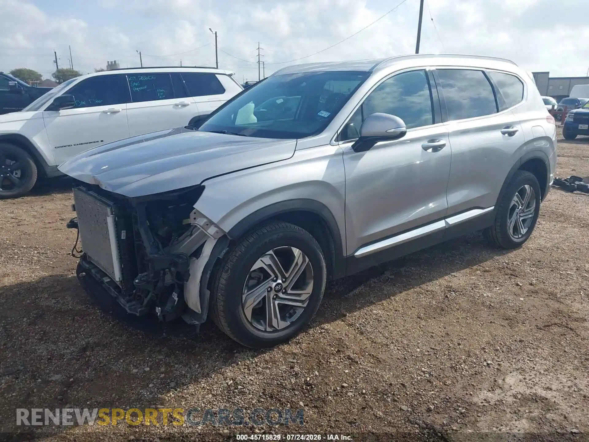 2 Photograph of a damaged car 5NMS64AJ4MH343048 HYUNDAI SANTA FE 2021