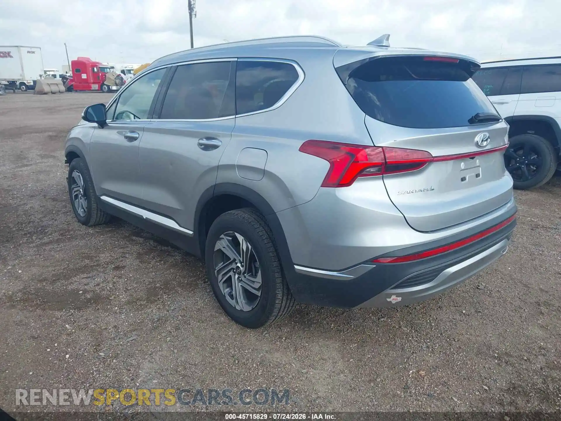 3 Photograph of a damaged car 5NMS64AJ4MH343048 HYUNDAI SANTA FE 2021