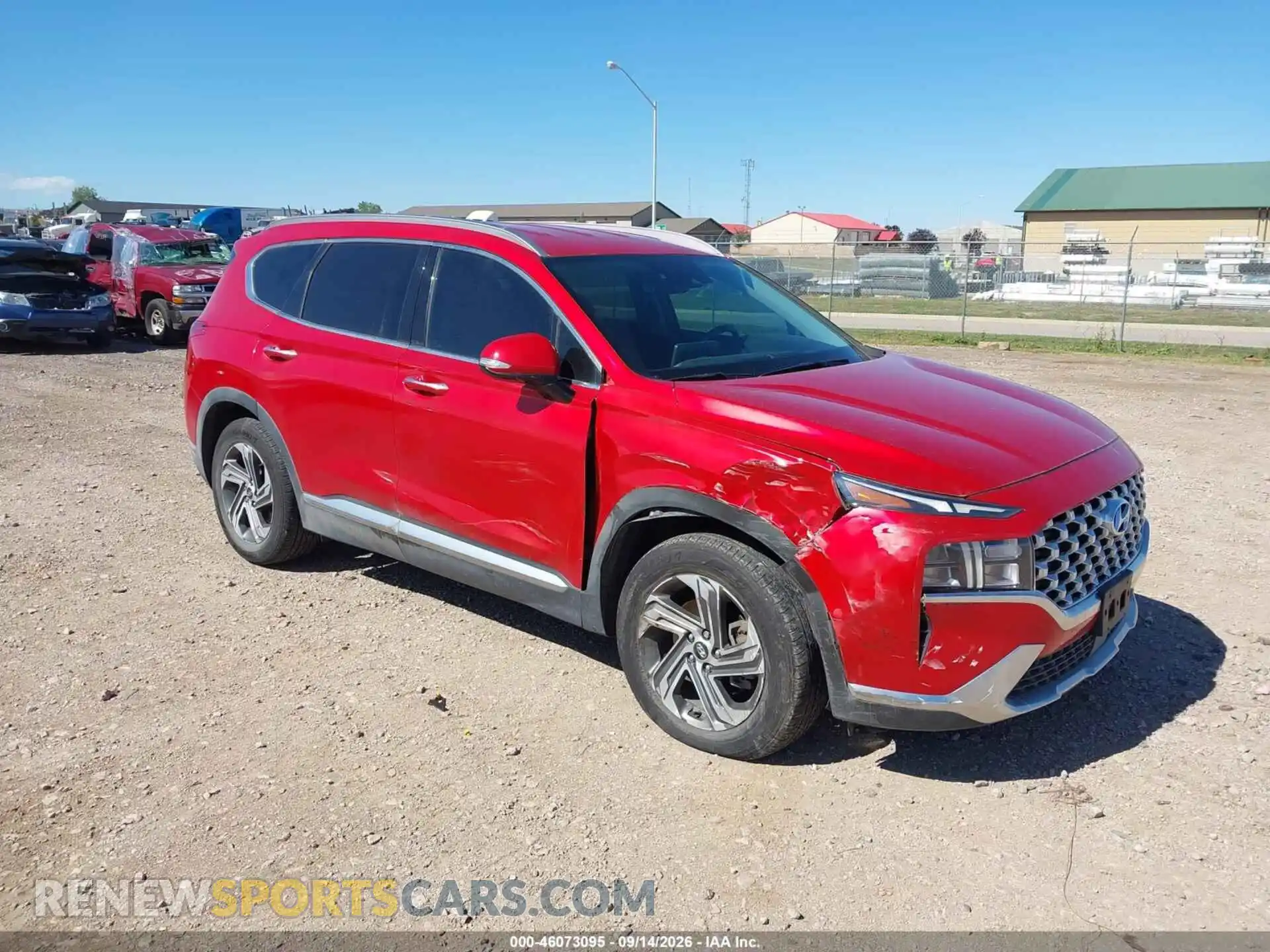 1 Photograph of a damaged car 5NMS64AJ4MH369214 HYUNDAI SANTA FE 2021