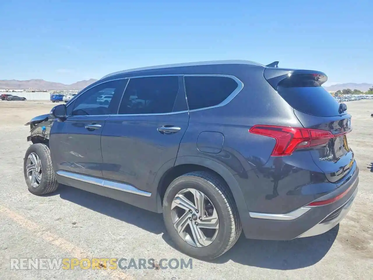 2 fotografías del automóvil dañado 5NMS64AJ6MH341852 HYUNDAI SANTA FE 2021