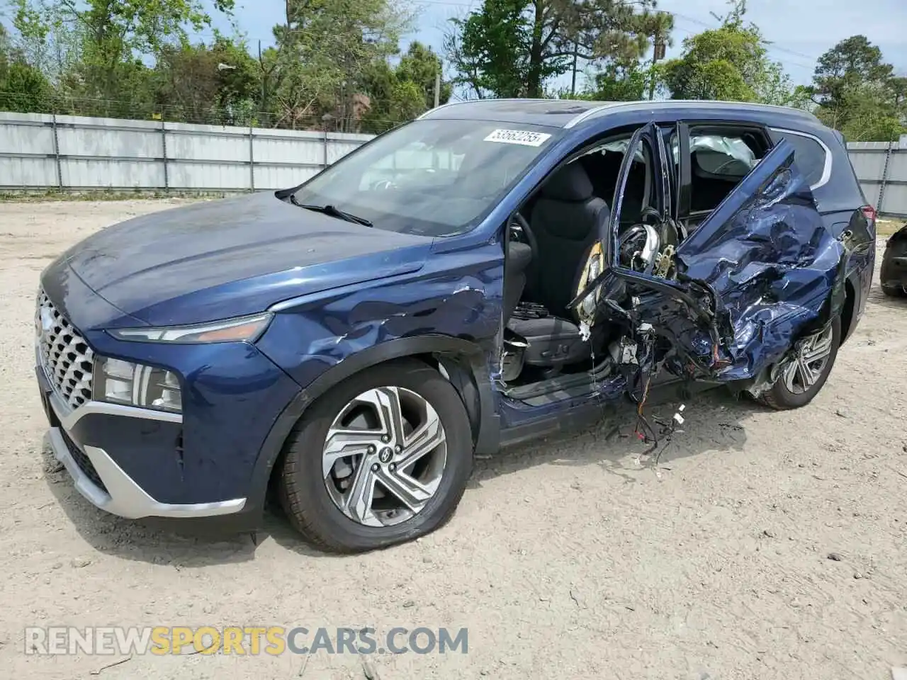 1 Photograph of a damaged car 5NMS64AJ7MH340032 HYUNDAI SANTA FE 2021