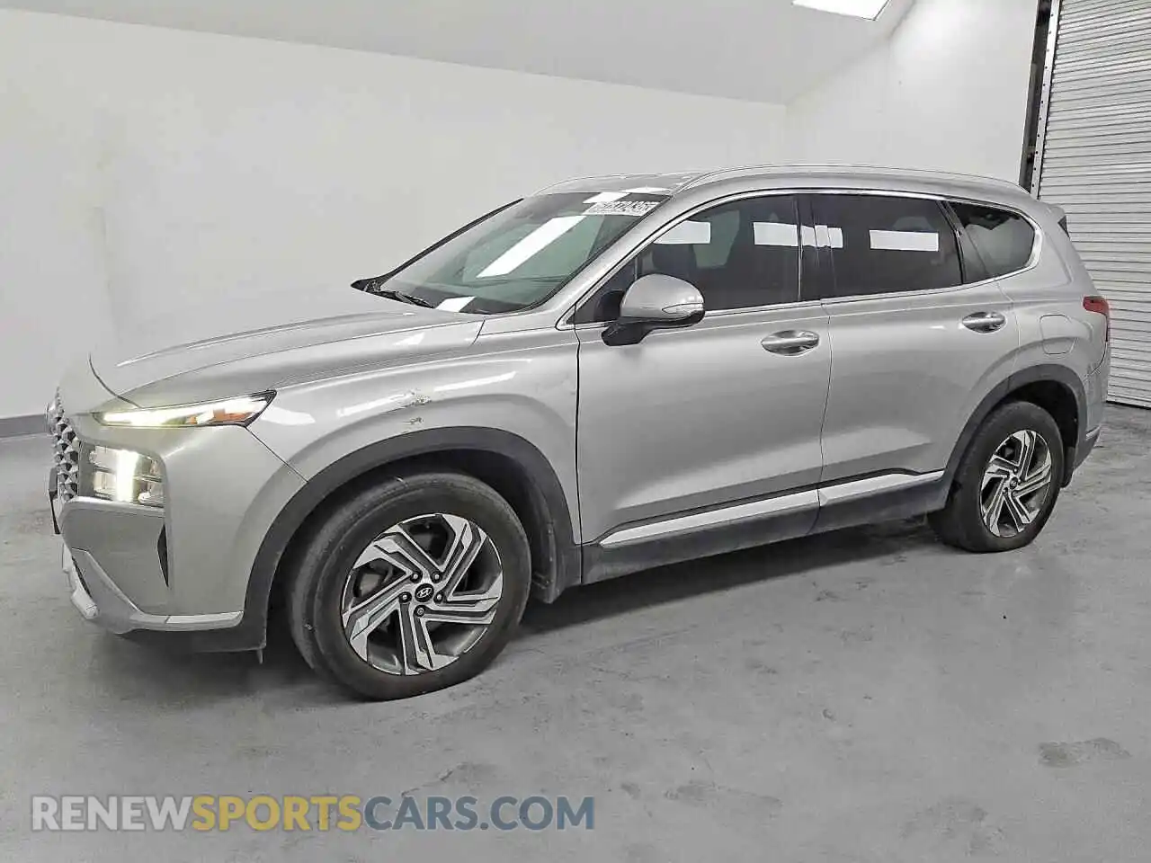 1 Photograph of a damaged car 5NMS64AJ8MH360175 HYUNDAI SANTA FE 2021