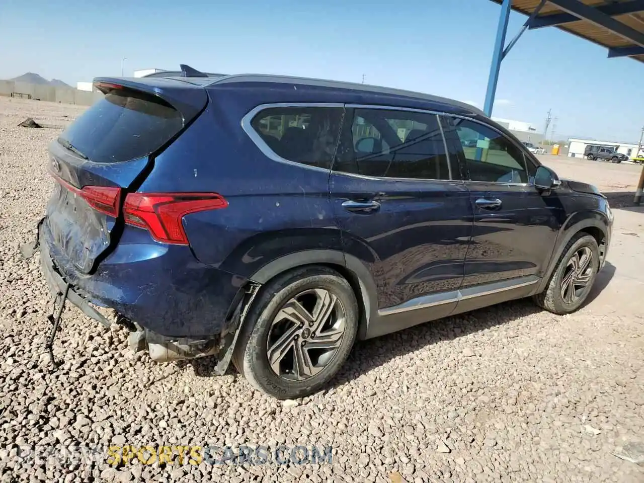 3 Photograph of a damaged car 5NMS64AJ9MH296552 HYUNDAI SANTA FE 2021