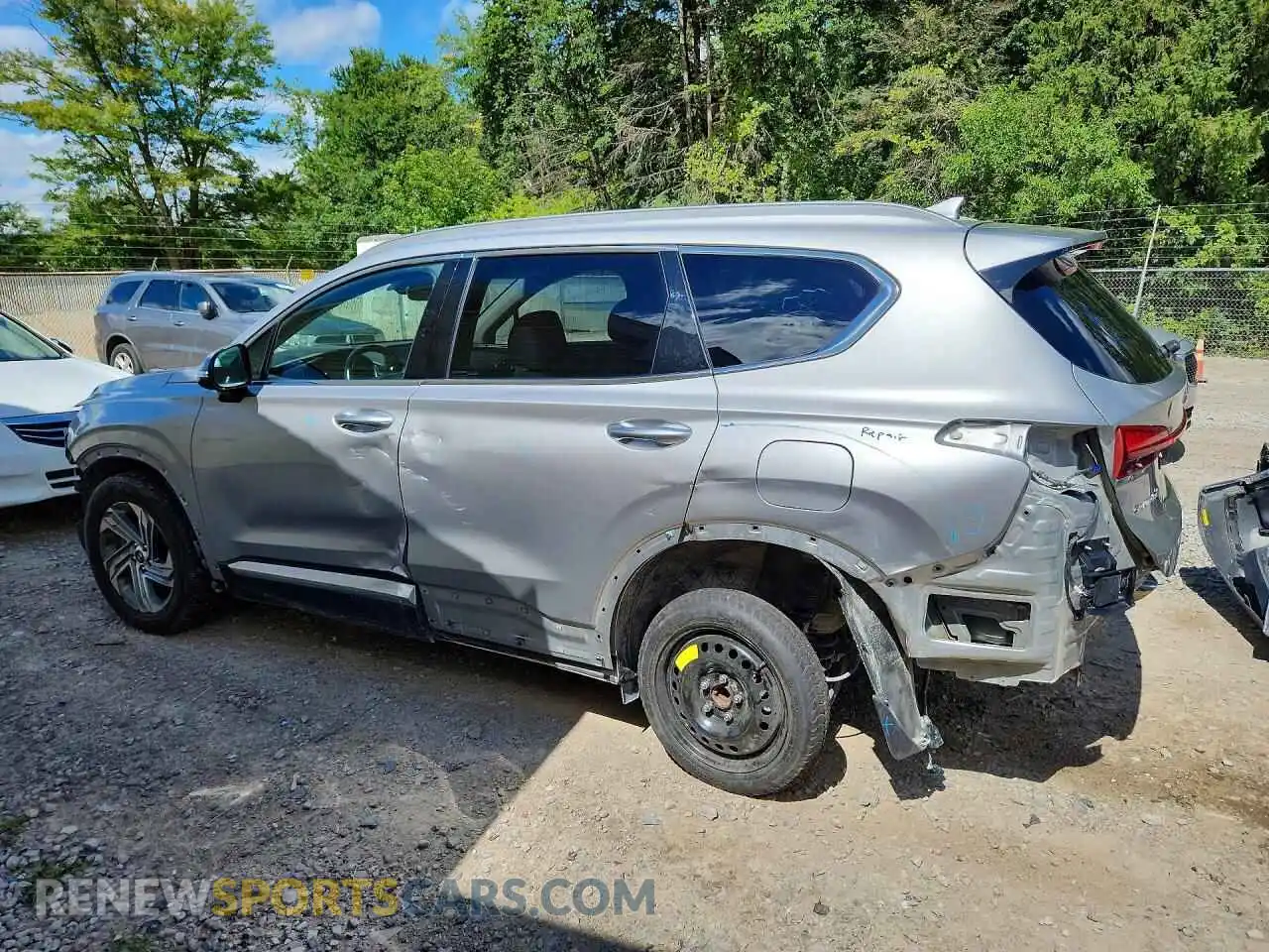2 Photograph of a damaged car 5NMS64AJ9MH334345 HYUNDAI SANTA FE 2021