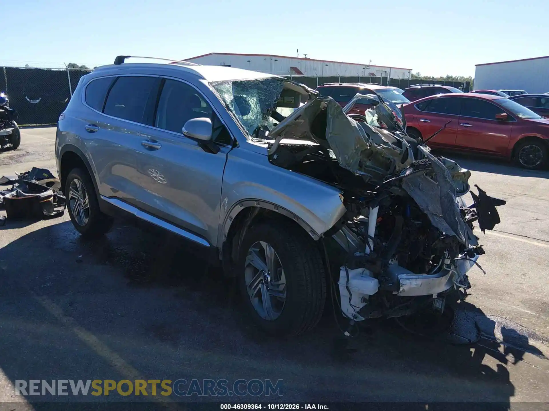 1 Photograph of a damaged car 5NMS6DAJ0MH371414 HYUNDAI SANTA FE 2021