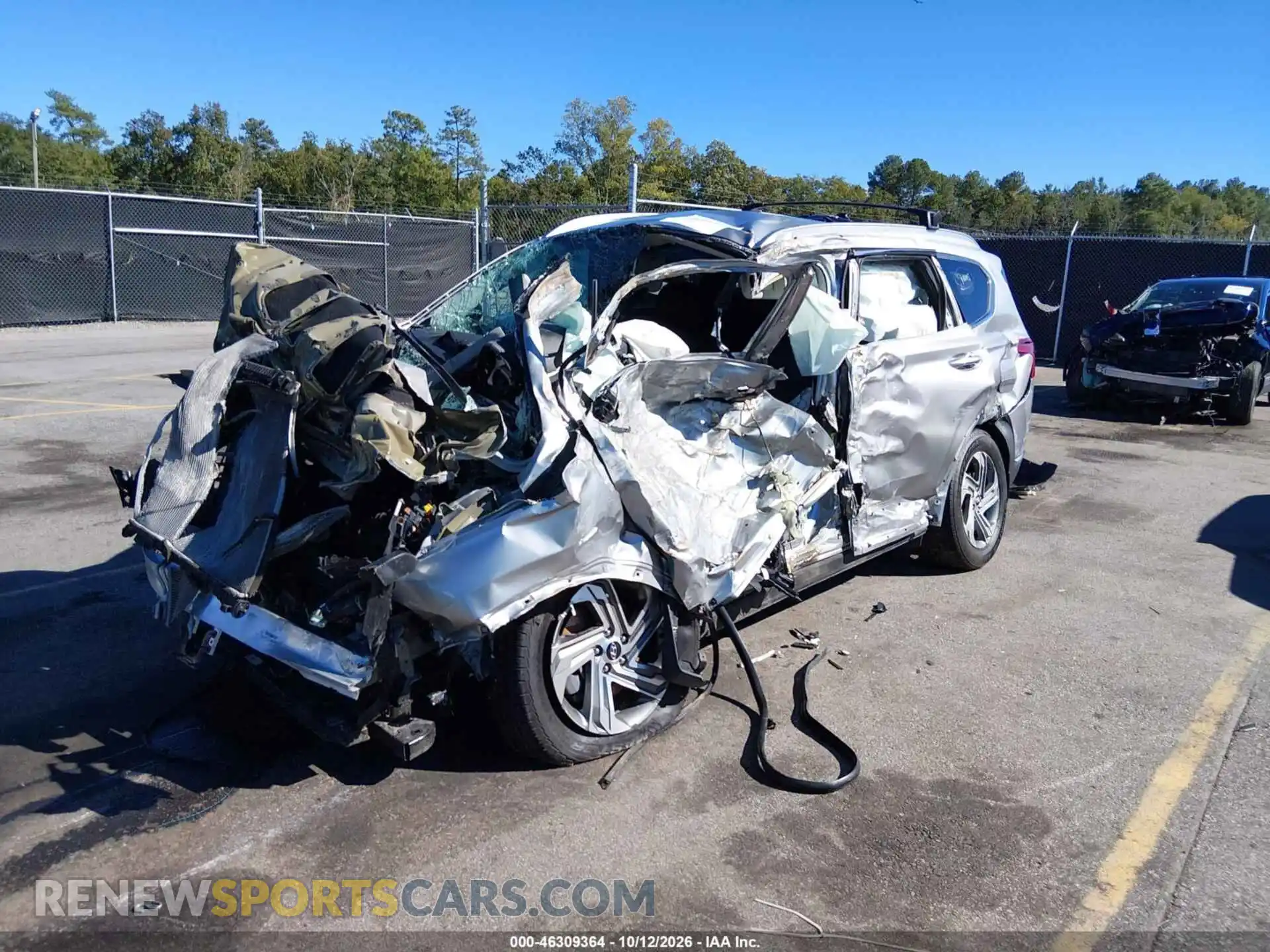 2 Photograph of a damaged car 5NMS6DAJ0MH371414 HYUNDAI SANTA FE 2021