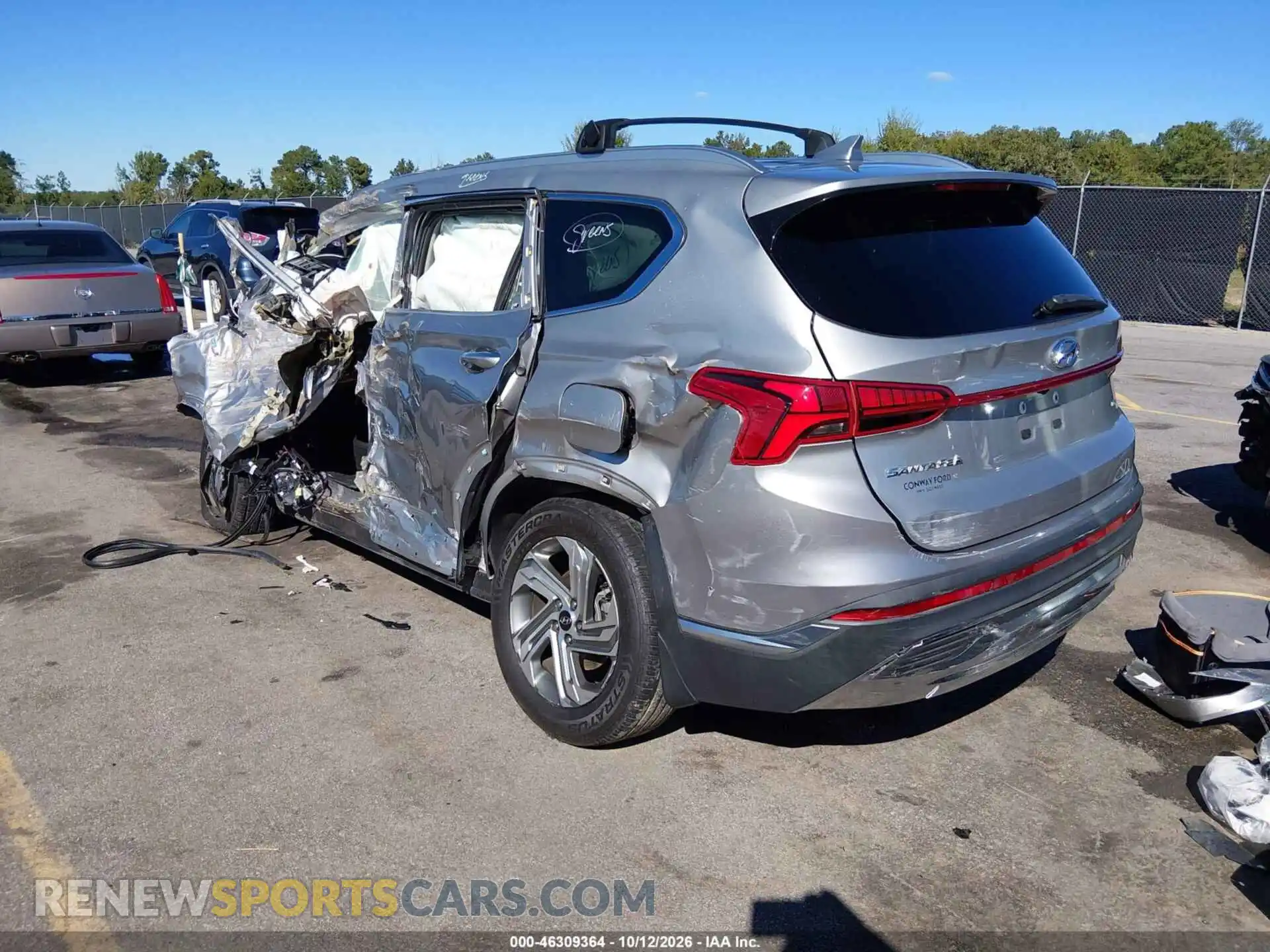 3 Photograph of a damaged car 5NMS6DAJ0MH371414 HYUNDAI SANTA FE 2021