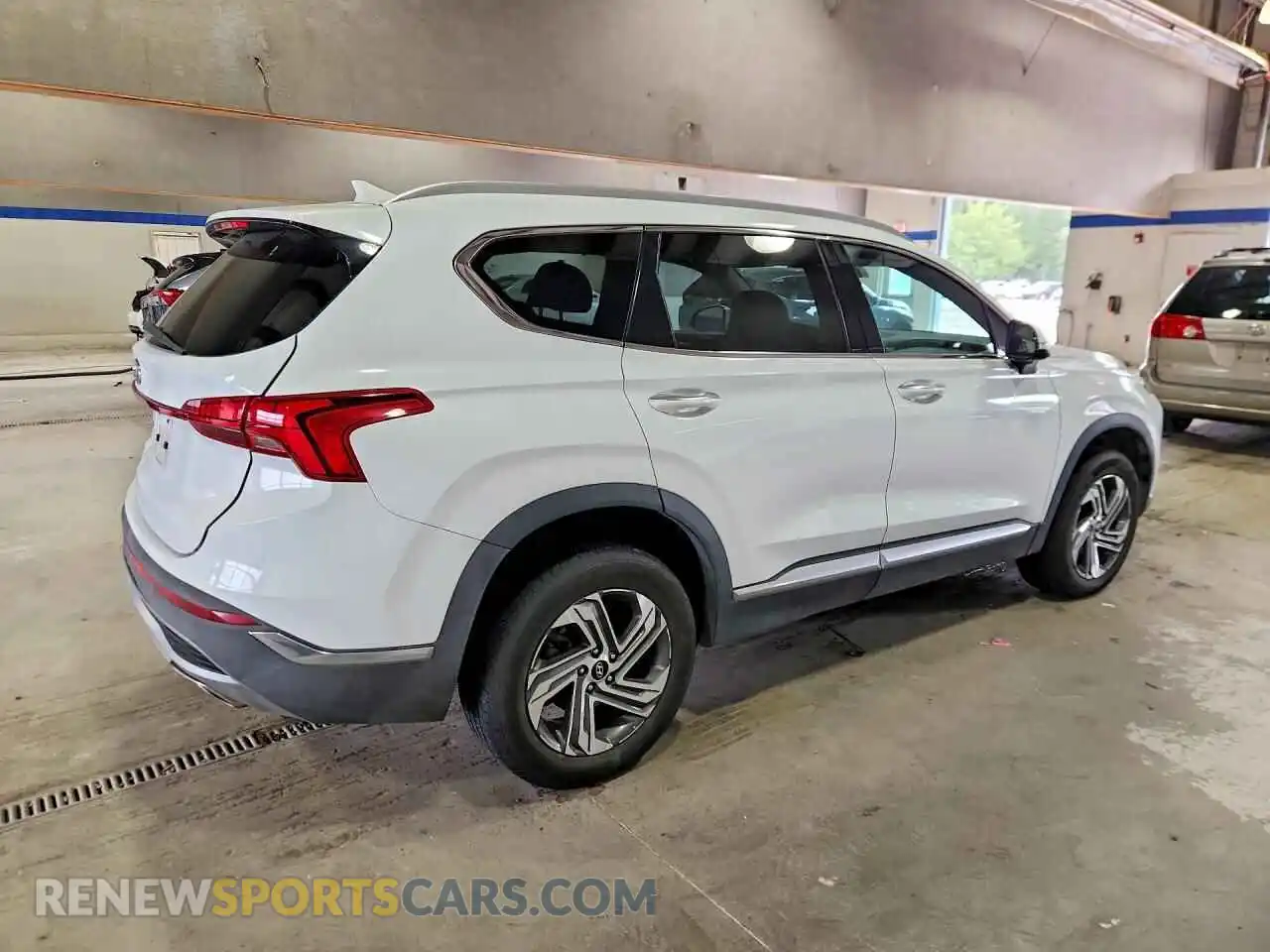 3 fotografías del automóvil dañado 5NMS6DAJ2MH325678 HYUNDAI SANTA FE 2021
