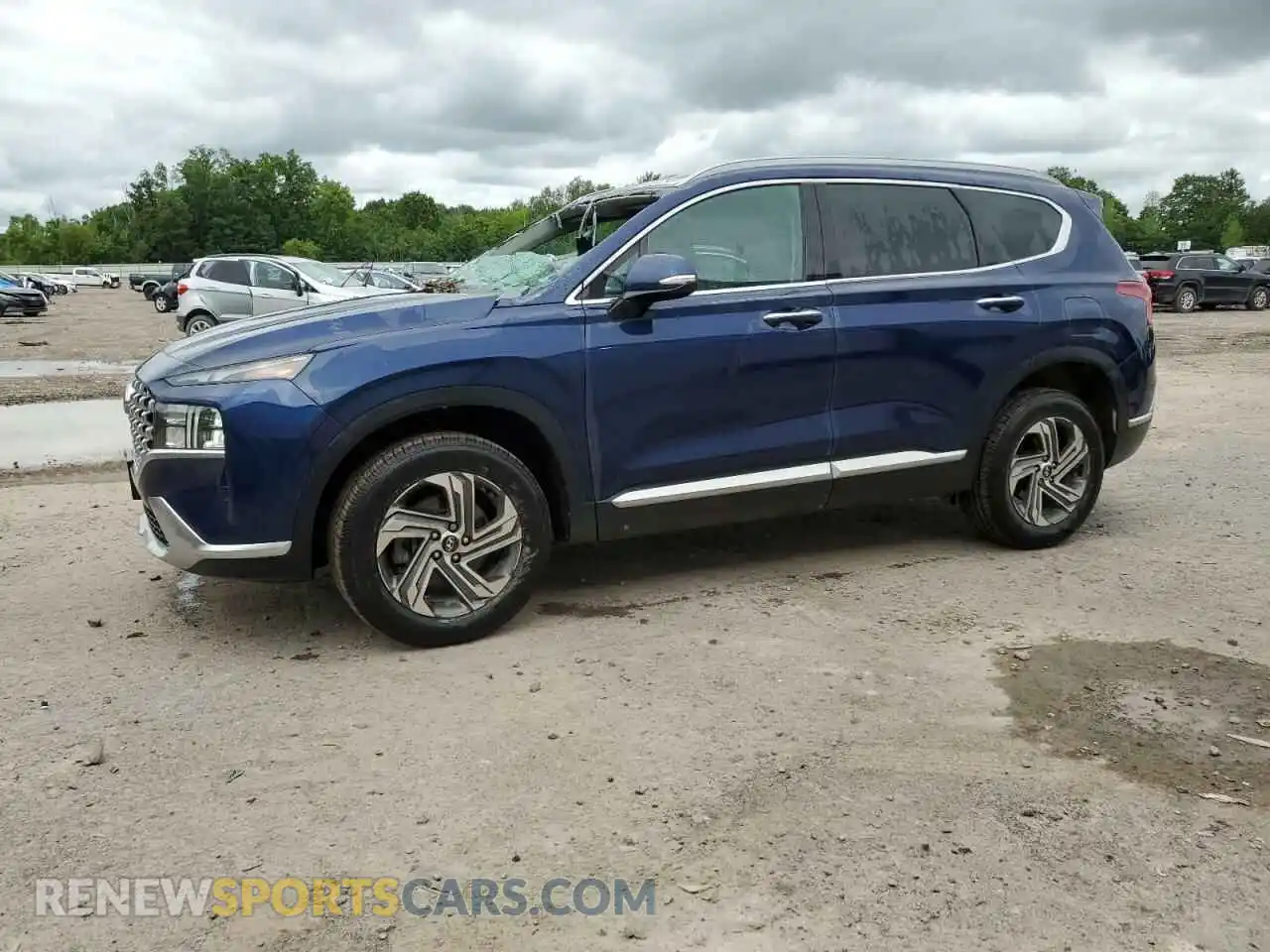 1 Photograph of a damaged car 5NMS6DAJ2MH368711 HYUNDAI SANTA FE 2021