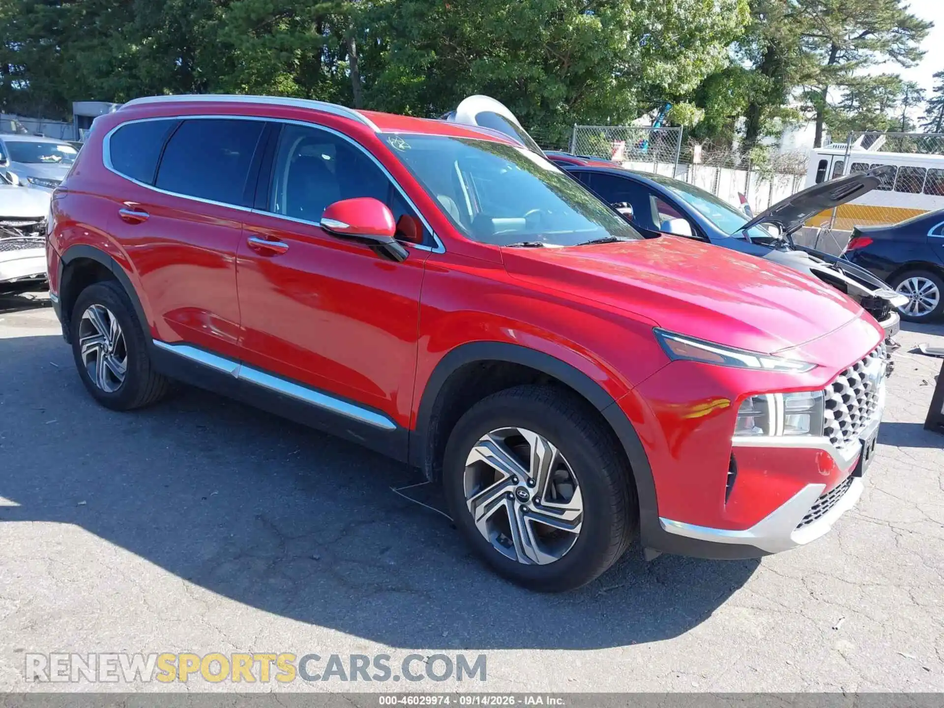 1 Photograph of a damaged car 5NMS6DAJ3MH360455 HYUNDAI SANTA FE 2021