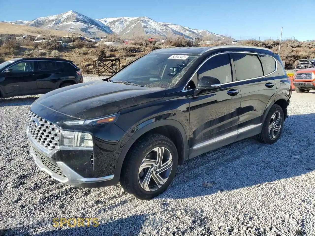 1 Photograph of a damaged car 5NMS6DAJ4MH357418 HYUNDAI SANTA FE 2021