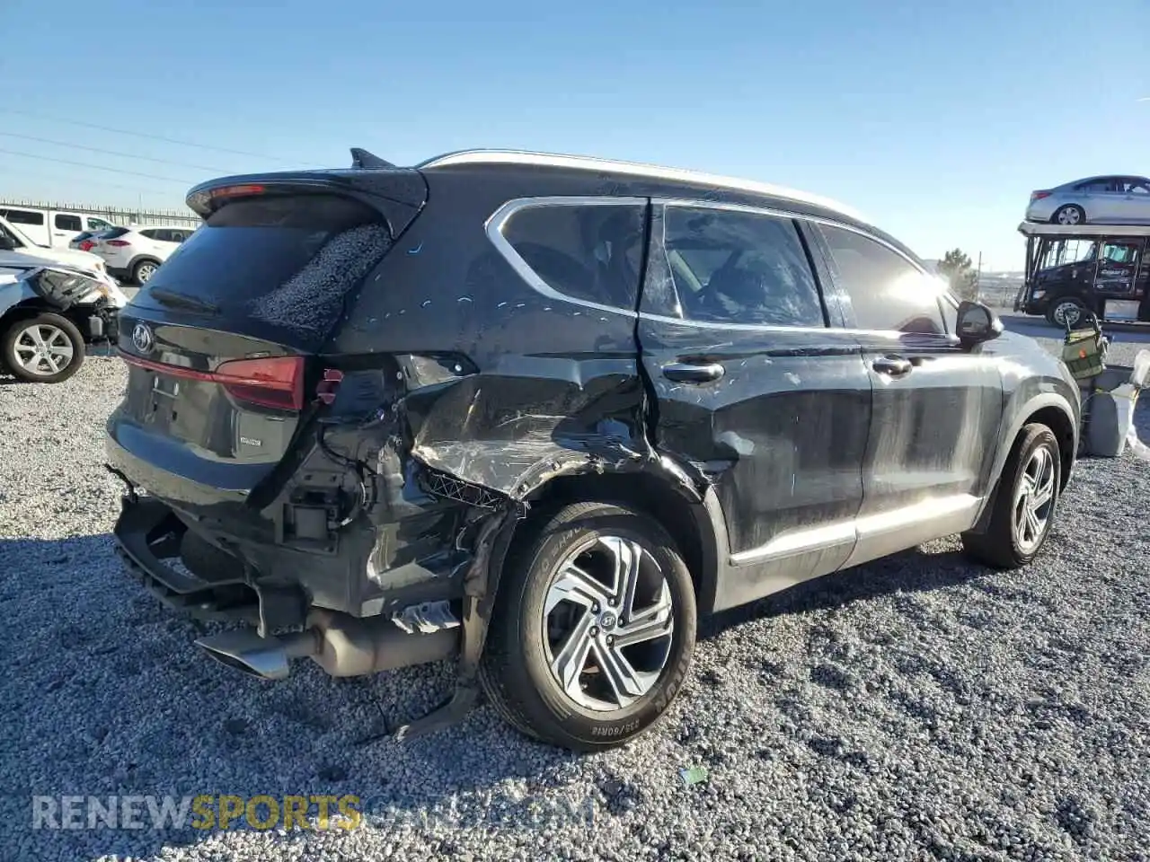 3 Photograph of a damaged car 5NMS6DAJ4MH357418 HYUNDAI SANTA FE 2021
