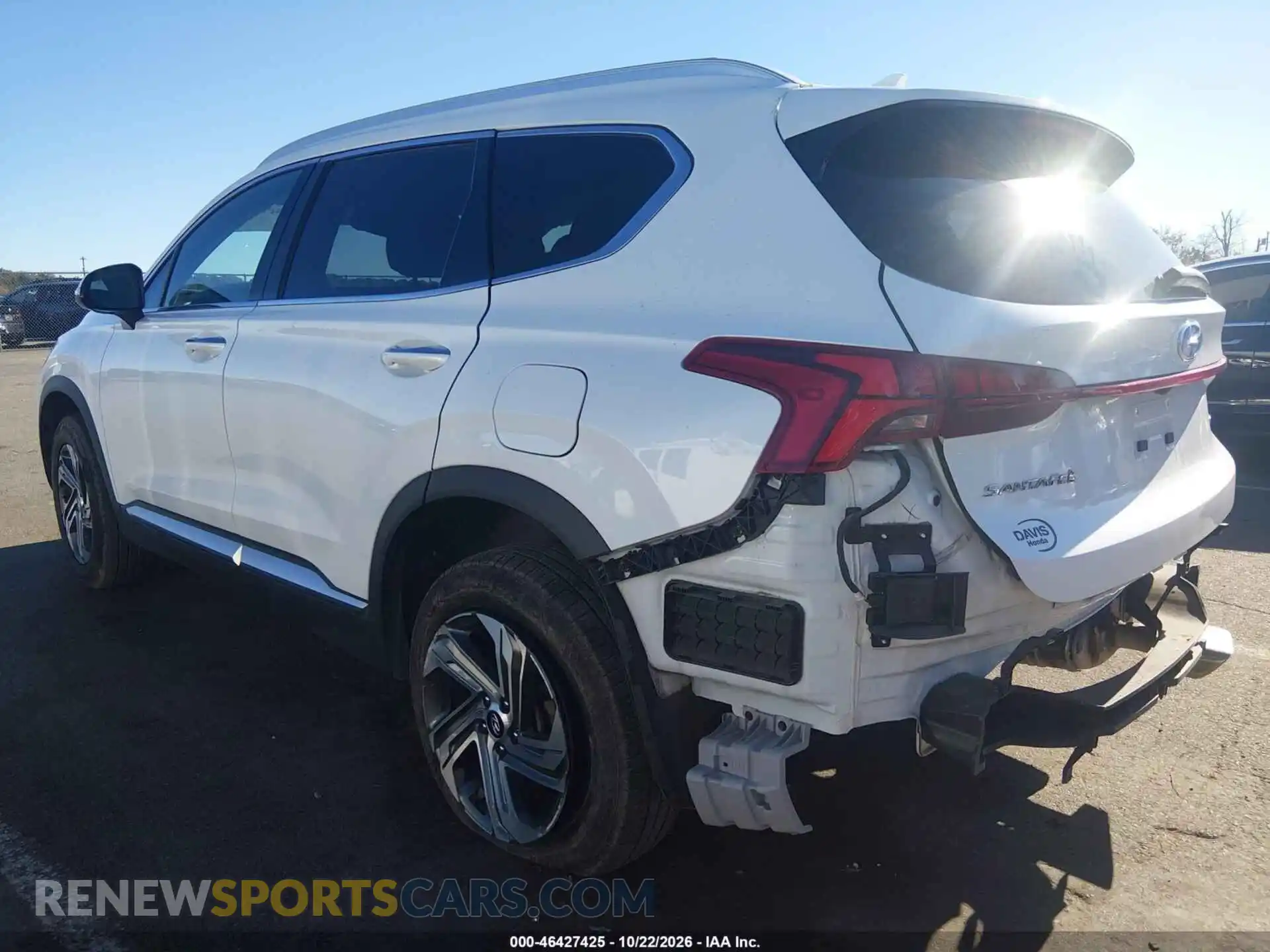 3 Photograph of a damaged car 5NMS6DAJ6MH348414 HYUNDAI SANTA FE 2021