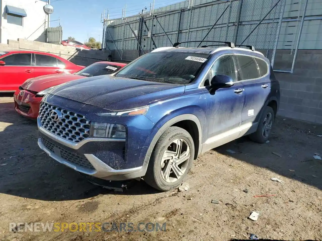 1 Фотография поврежденного автомобиля 5NMS6DAJ6MH369988 HYUNDAI SANTA FE 2021
