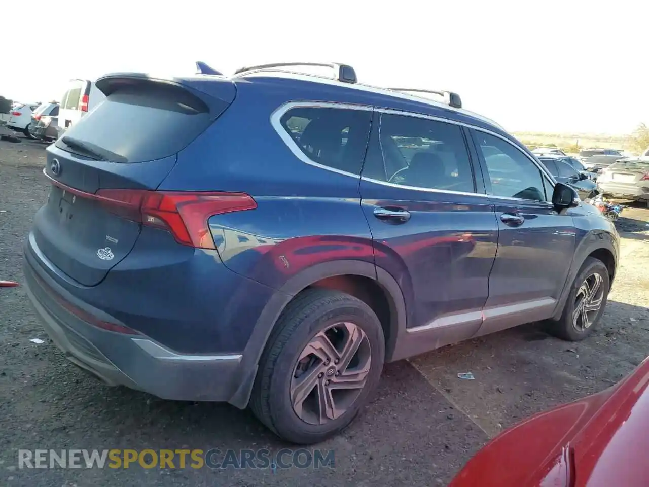 3 Фотография поврежденного автомобиля 5NMS6DAJ6MH369988 HYUNDAI SANTA FE 2021
