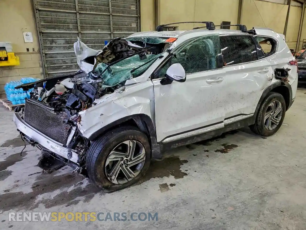 1 Photograph of a damaged car 5NMS6DAJ7MH313364 HYUNDAI SANTA FE 2021