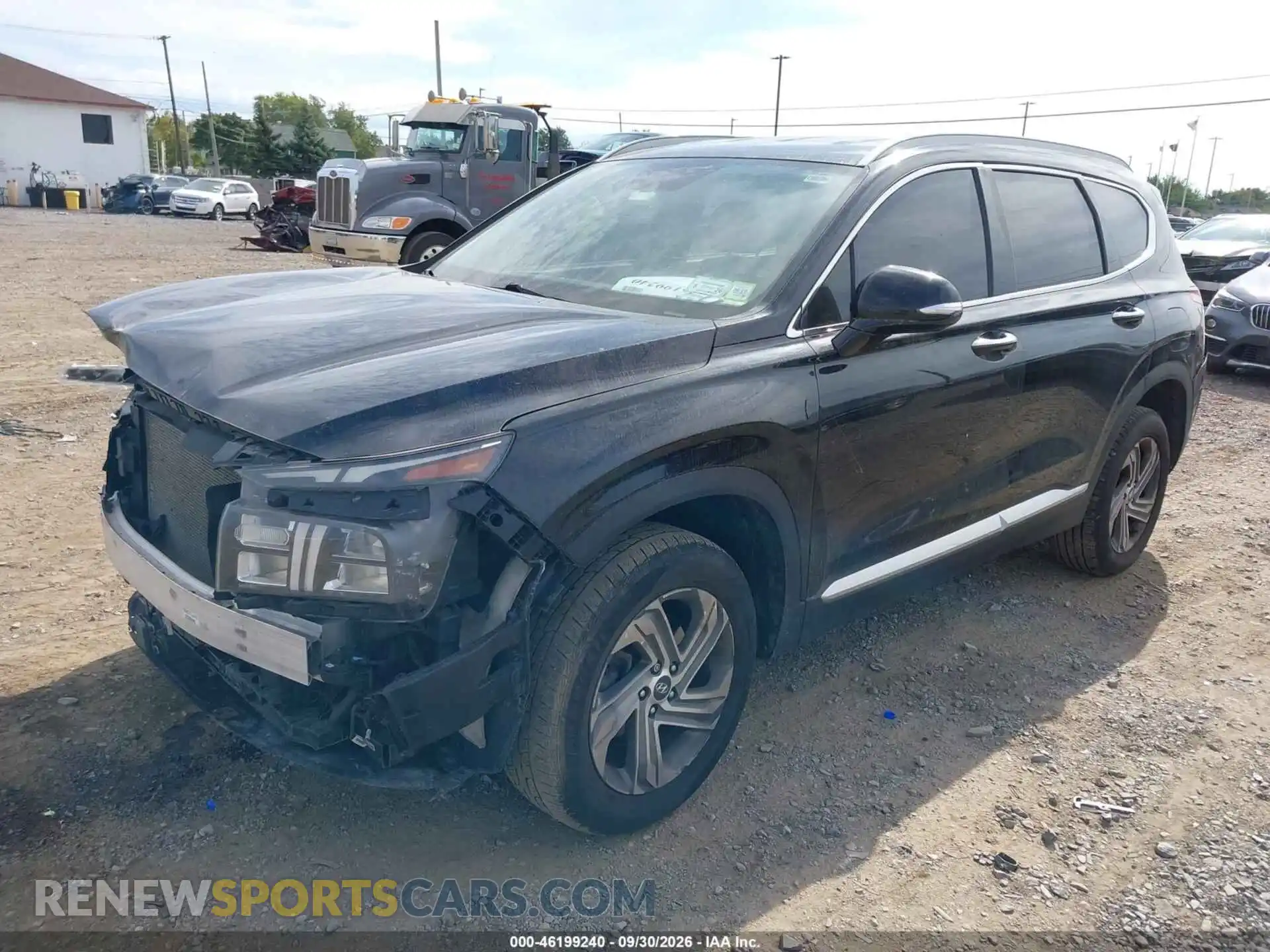 2 Photograph of a damaged car 5NMS6DAJ9MH313317 HYUNDAI SANTA FE 2021