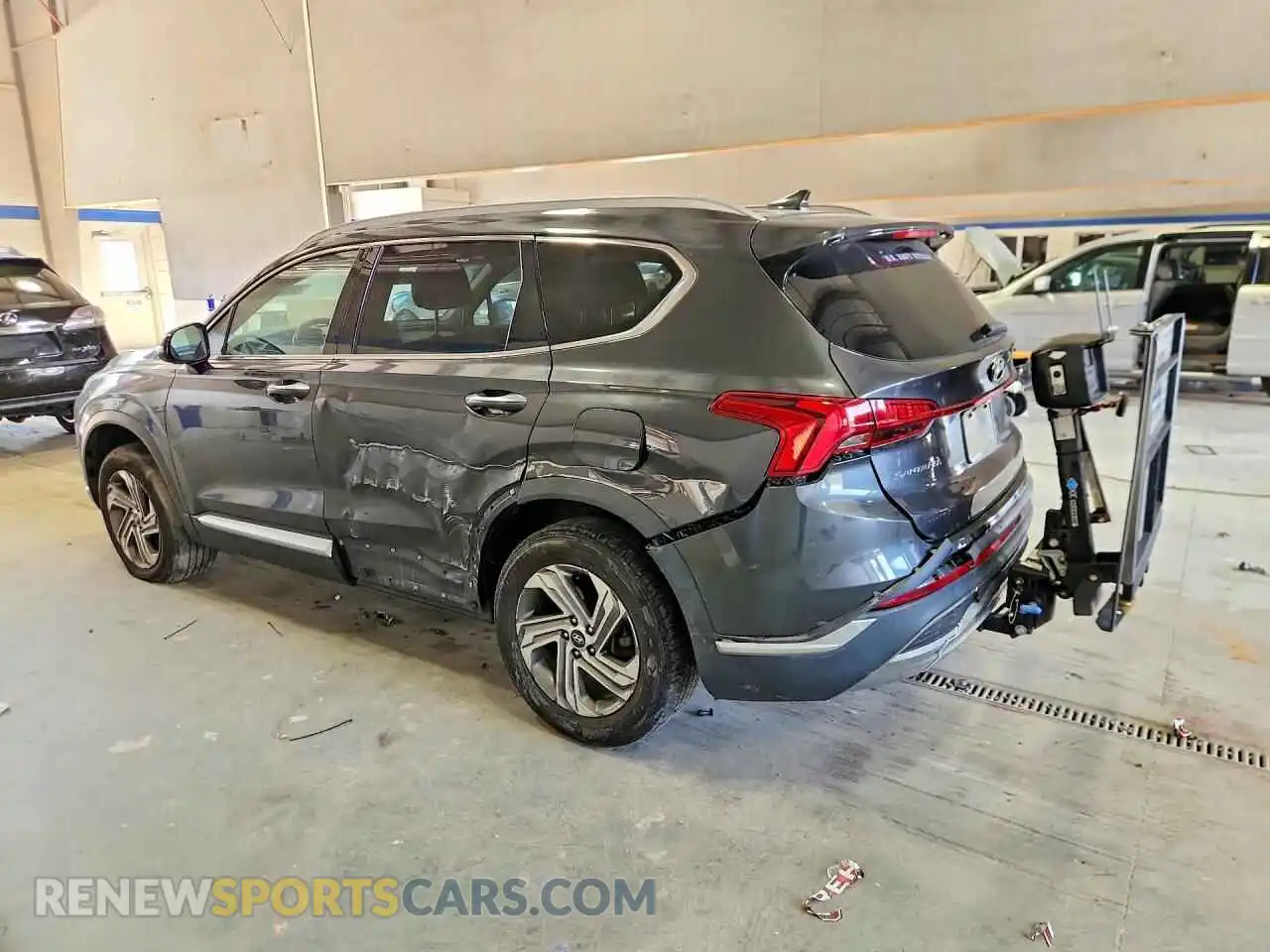 2 Photograph of a damaged car 5NMS6DAJ9MH342722 HYUNDAI SANTA FE 2021