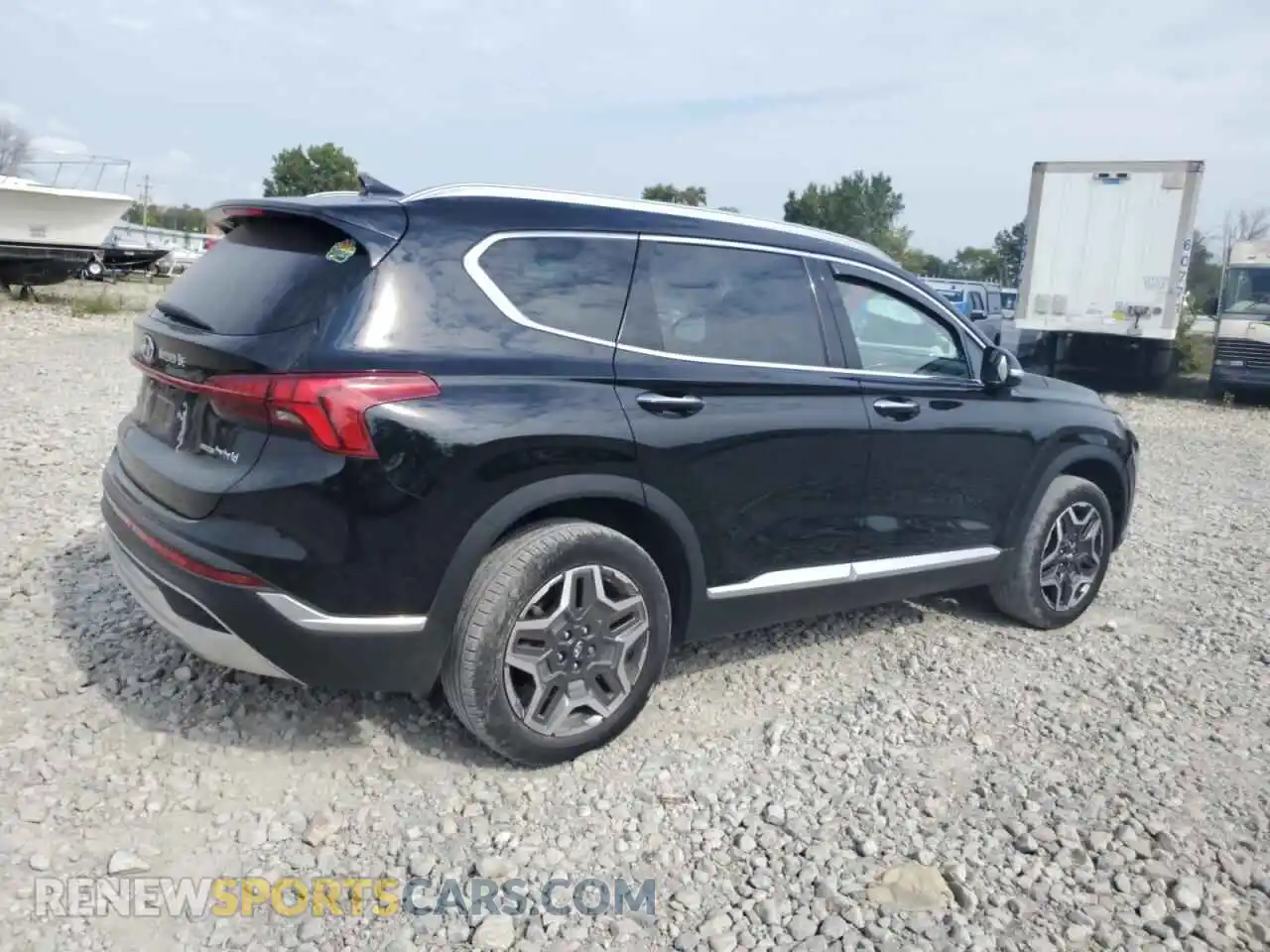 3 Photograph of a damaged car KM8S3DA10MU006759 HYUNDAI SANTA FE 2021