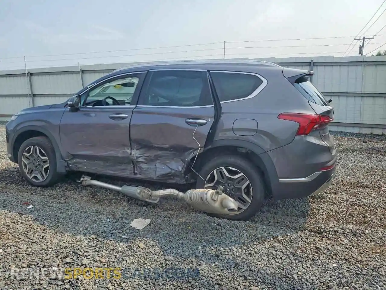 2 Photograph of a damaged car KM8S3DA11MU003949 HYUNDAI SANTA FE 2021
