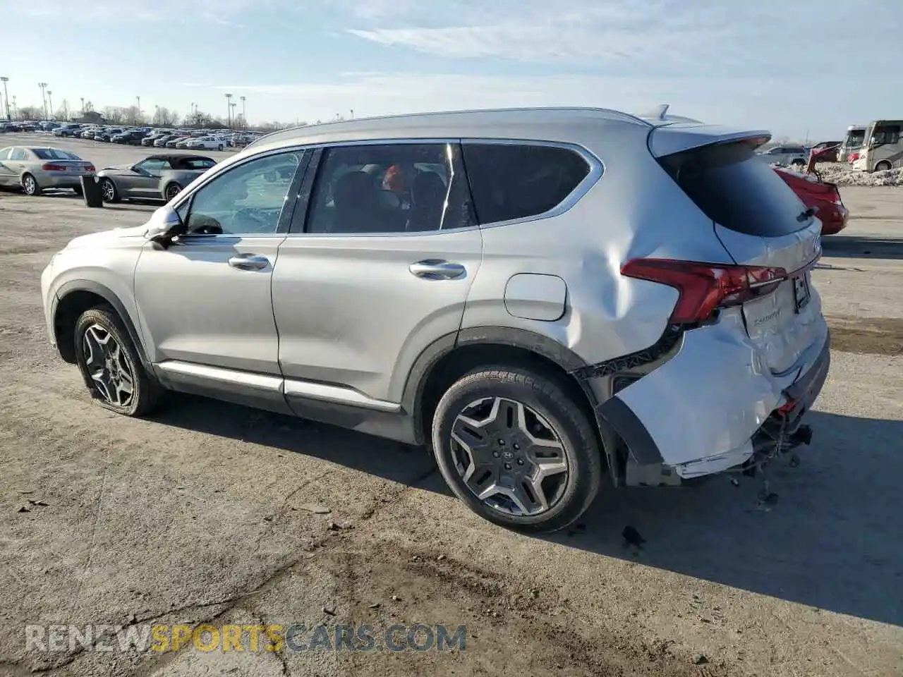2 Photograph of a damaged car KM8S3DA16MU009939 HYUNDAI SANTA FE 2021