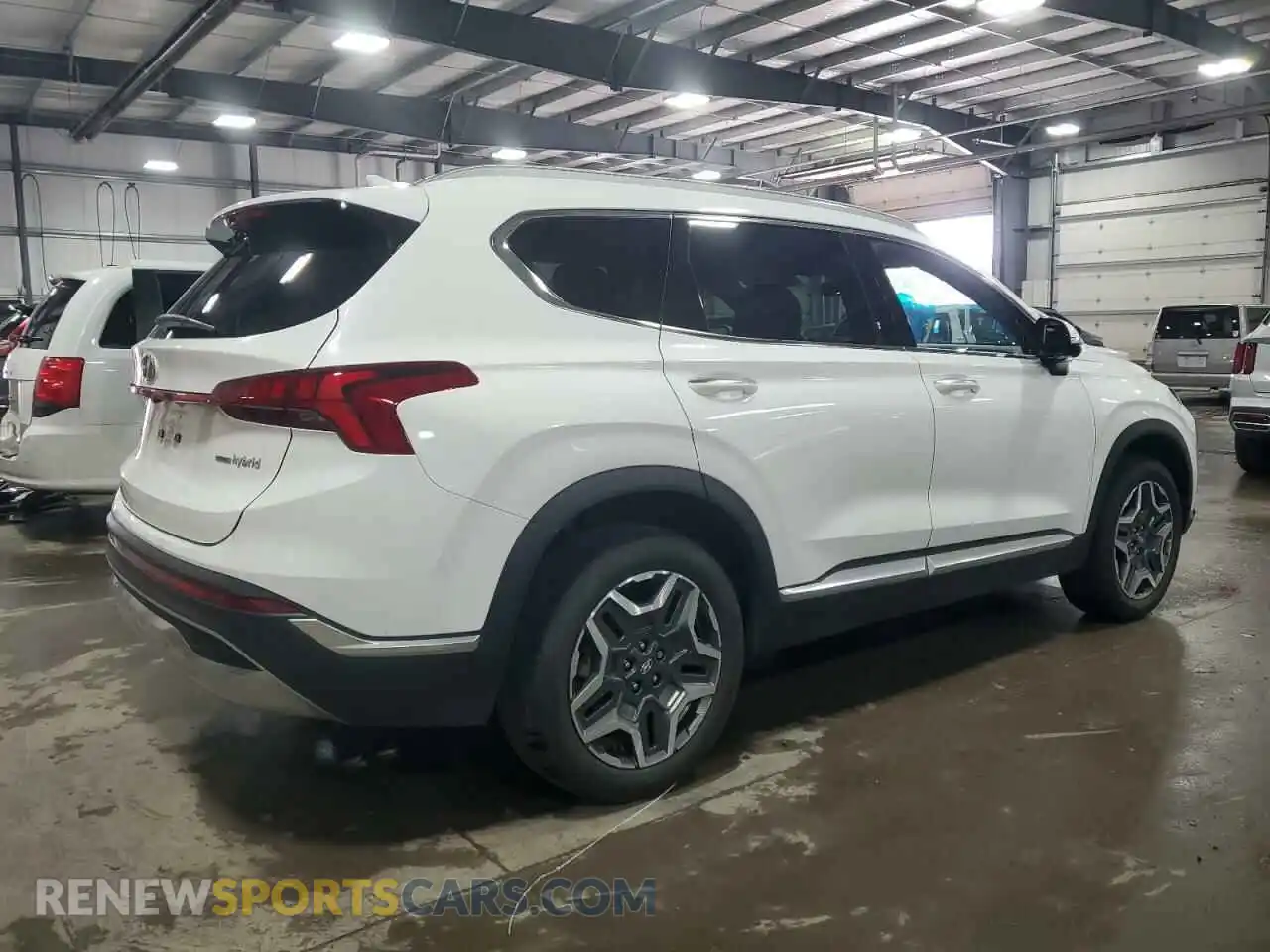 3 Photograph of a damaged car KM8S5DA19MU004843 HYUNDAI SANTA FE 2021