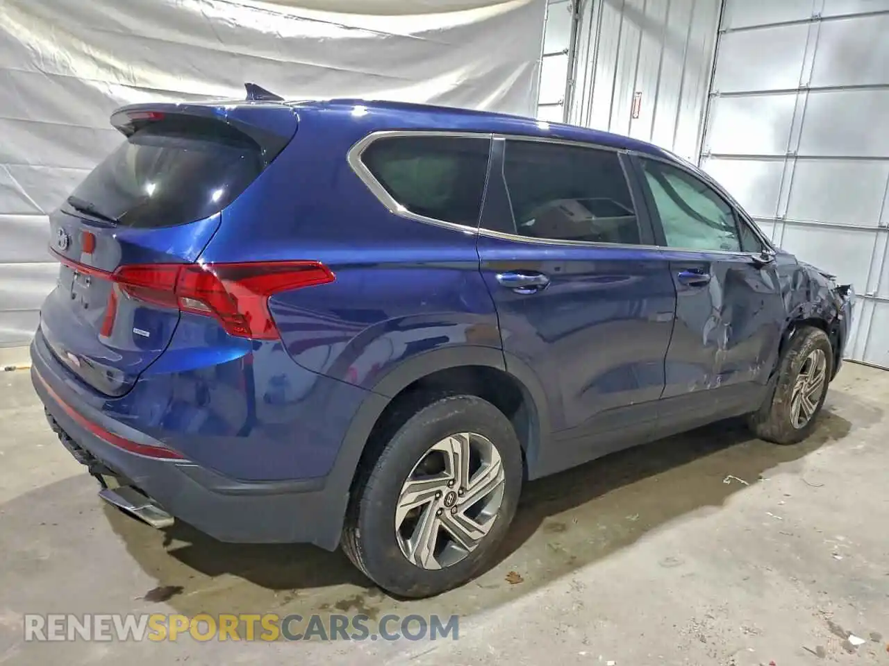 3 Photograph of a damaged car 5NMS1DAJ5NH382389 HYUNDAI SANTA FE 2022