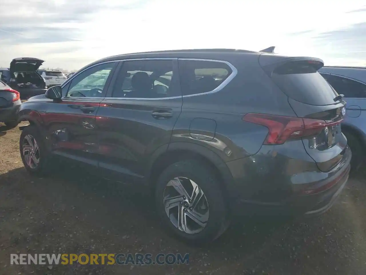 2 Photograph of a damaged car 5NMS1DAJ6NH385382 HYUNDAI SANTA FE 2022