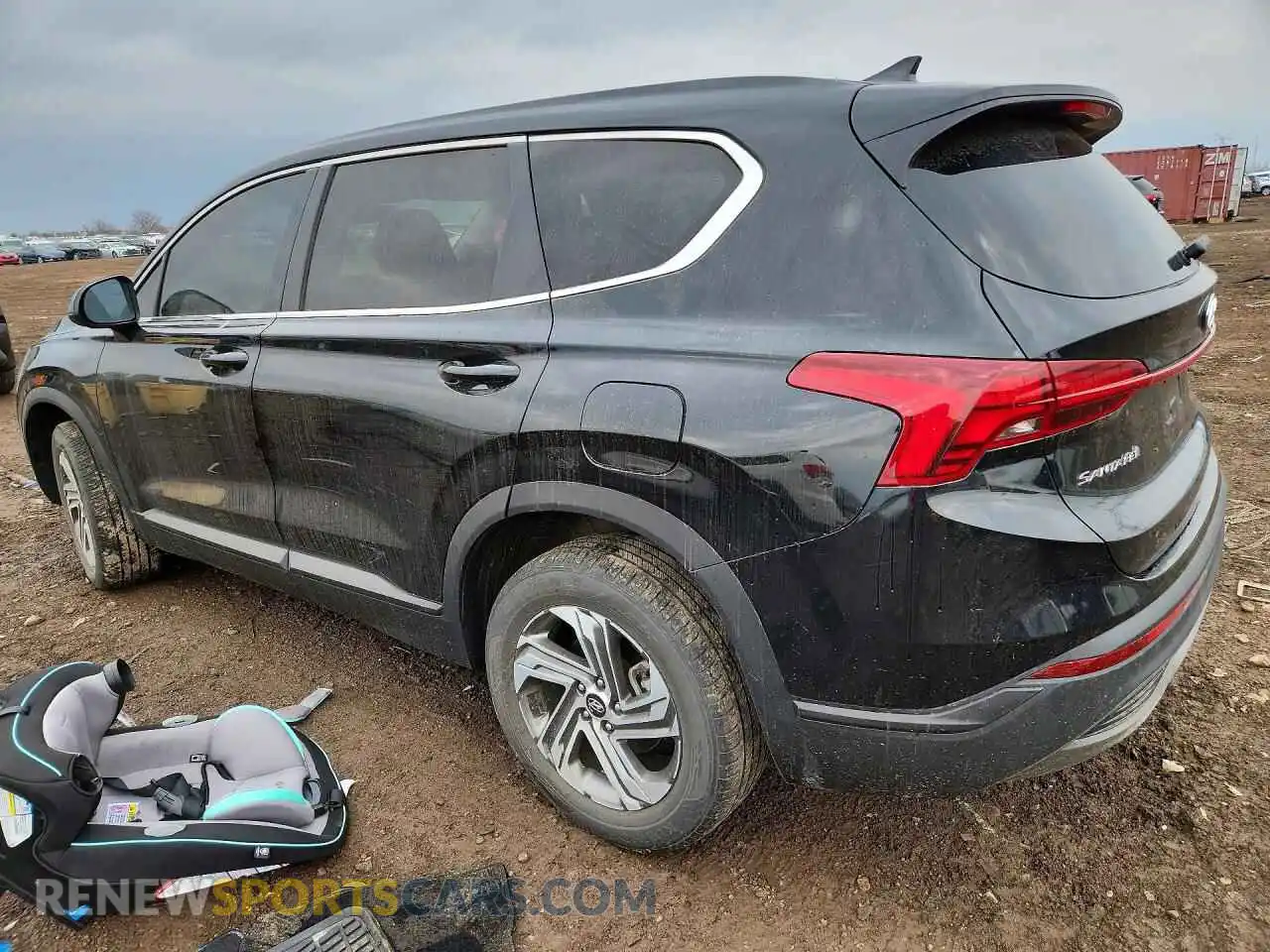 2 Photograph of a damaged car 5NMS1DAJ9NH408024 HYUNDAI SANTA FE 2022