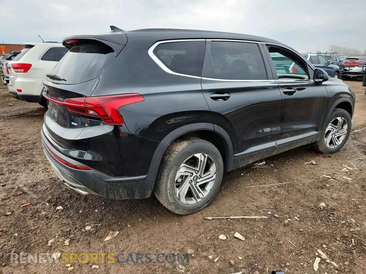 3 Photograph of a damaged car 5NMS1DAJ9NH408024 HYUNDAI SANTA FE 2022