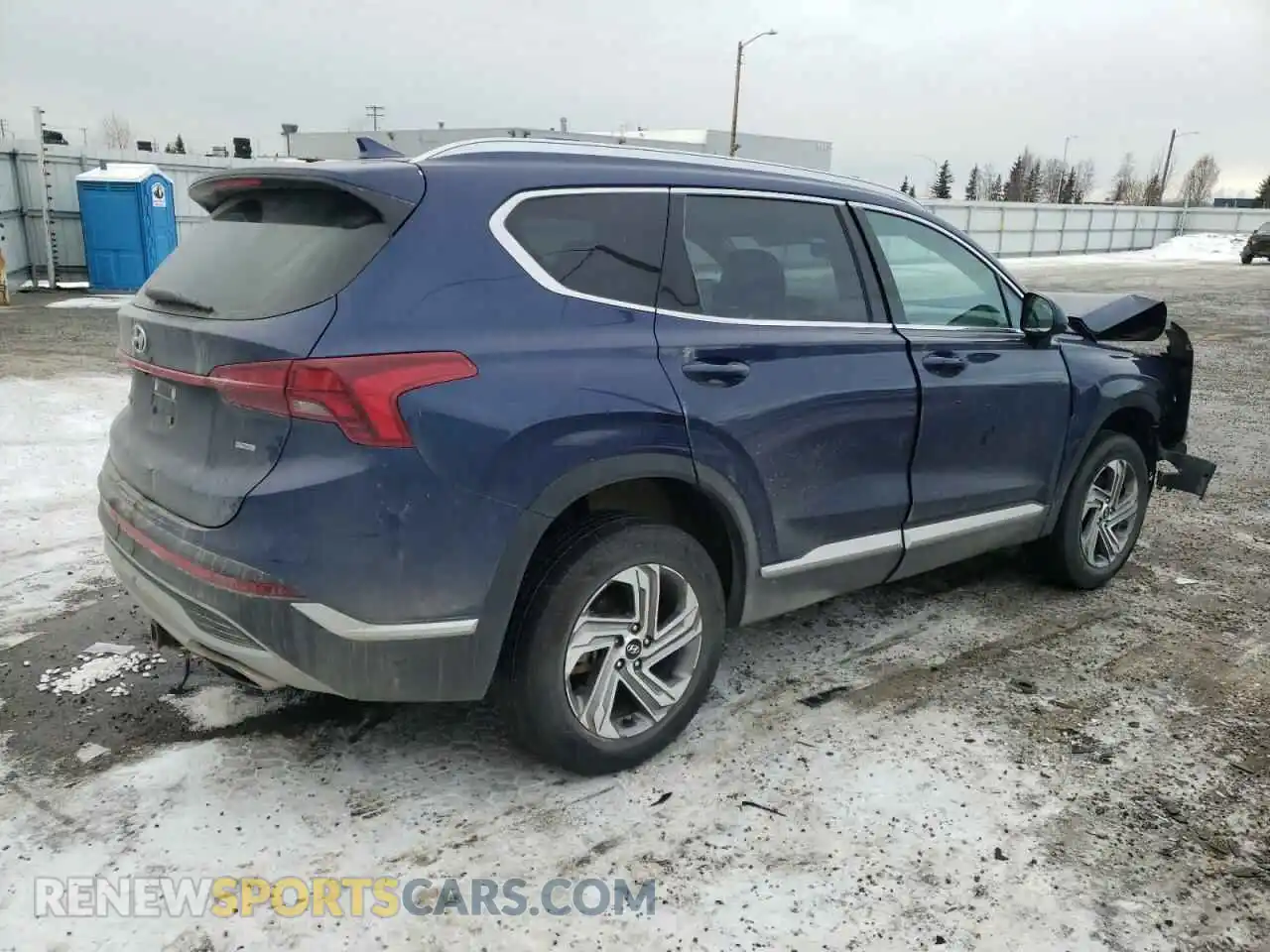 3 Photograph of a damaged car 5NMS2DAJ0NH374830 HYUNDAI SANTA FE 2022