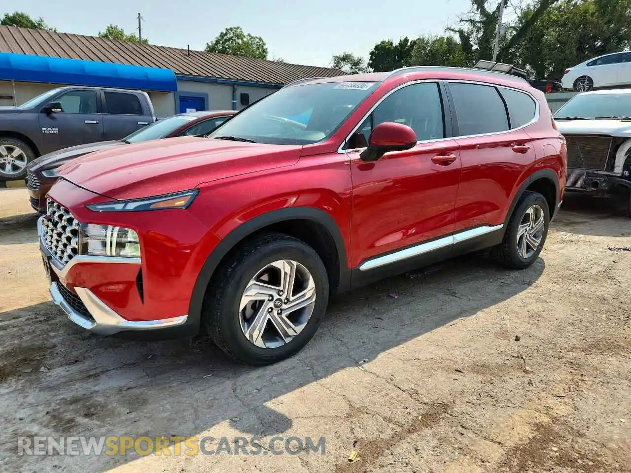 1 Photograph of a damaged car 5NMS2DAJ1NH482051 HYUNDAI SANTA FE 2022