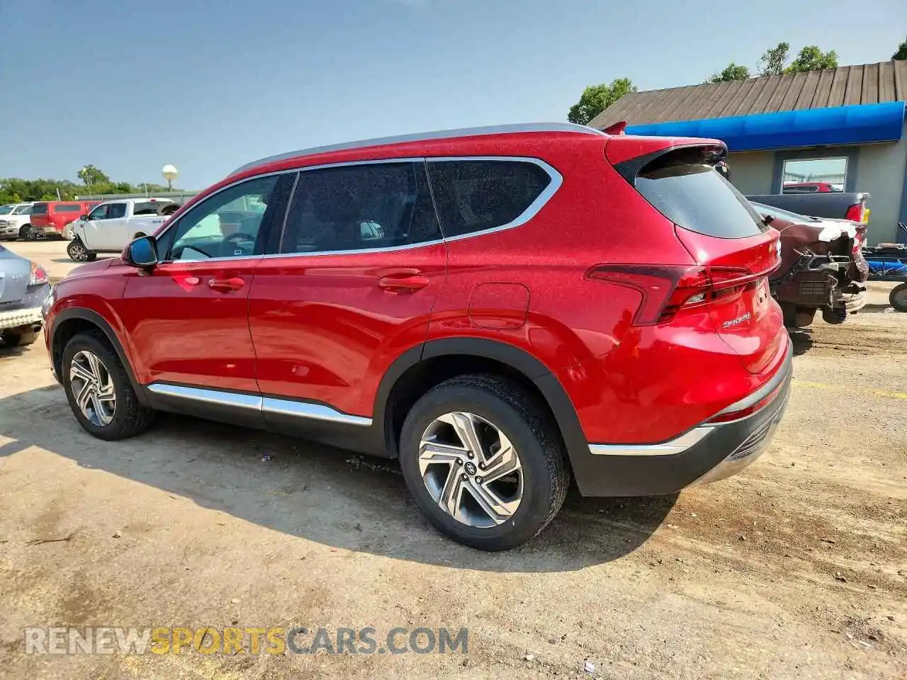 2 Photograph of a damaged car 5NMS2DAJ1NH482051 HYUNDAI SANTA FE 2022